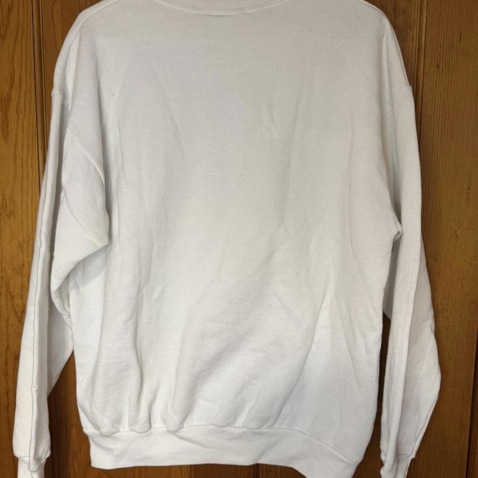 Lee White vintage 90s Christmas crewneck sweatshirt christmas Size US L / EU 52-54 / 3 - 2 Thumbnail