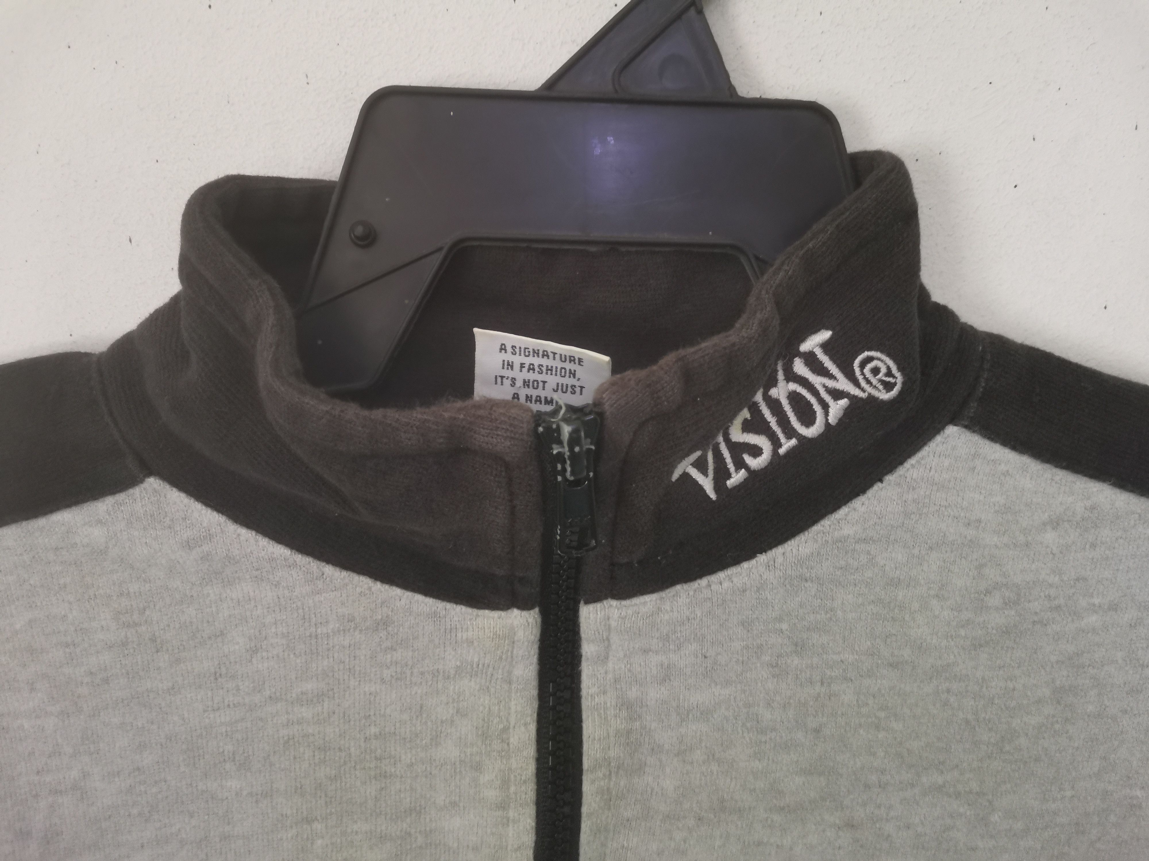 Vintage × Vision Streetwear Rare Vintage VISION StreetWear sweatshirt half zipper Size US M / EU 48-50 / 2 - 6 Thumbnail