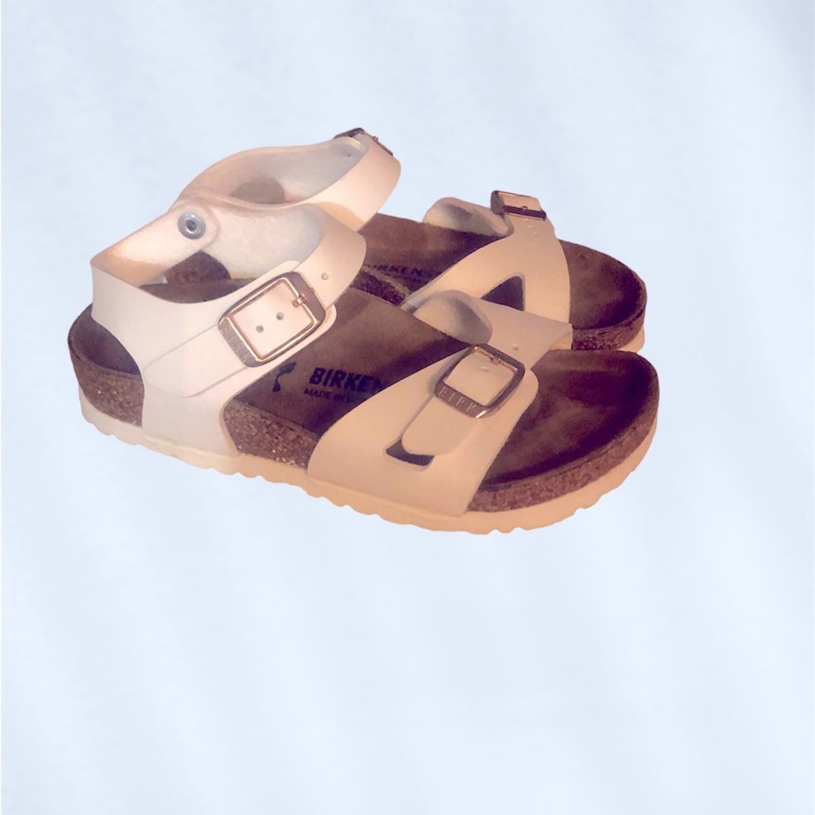 Birkenstock Girls Birkenstock white size 27 (US 10.5) Size US 10.5 / IT 40.5 - 1 Thumbnail