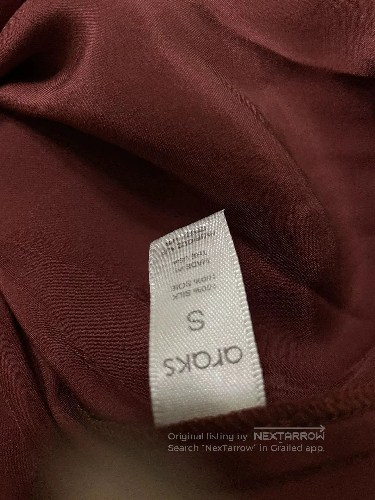ARQ Araks Silk Loungewear Set, Gently Used. Size 30" / US 8 / IT 44 - 6 Thumbnail