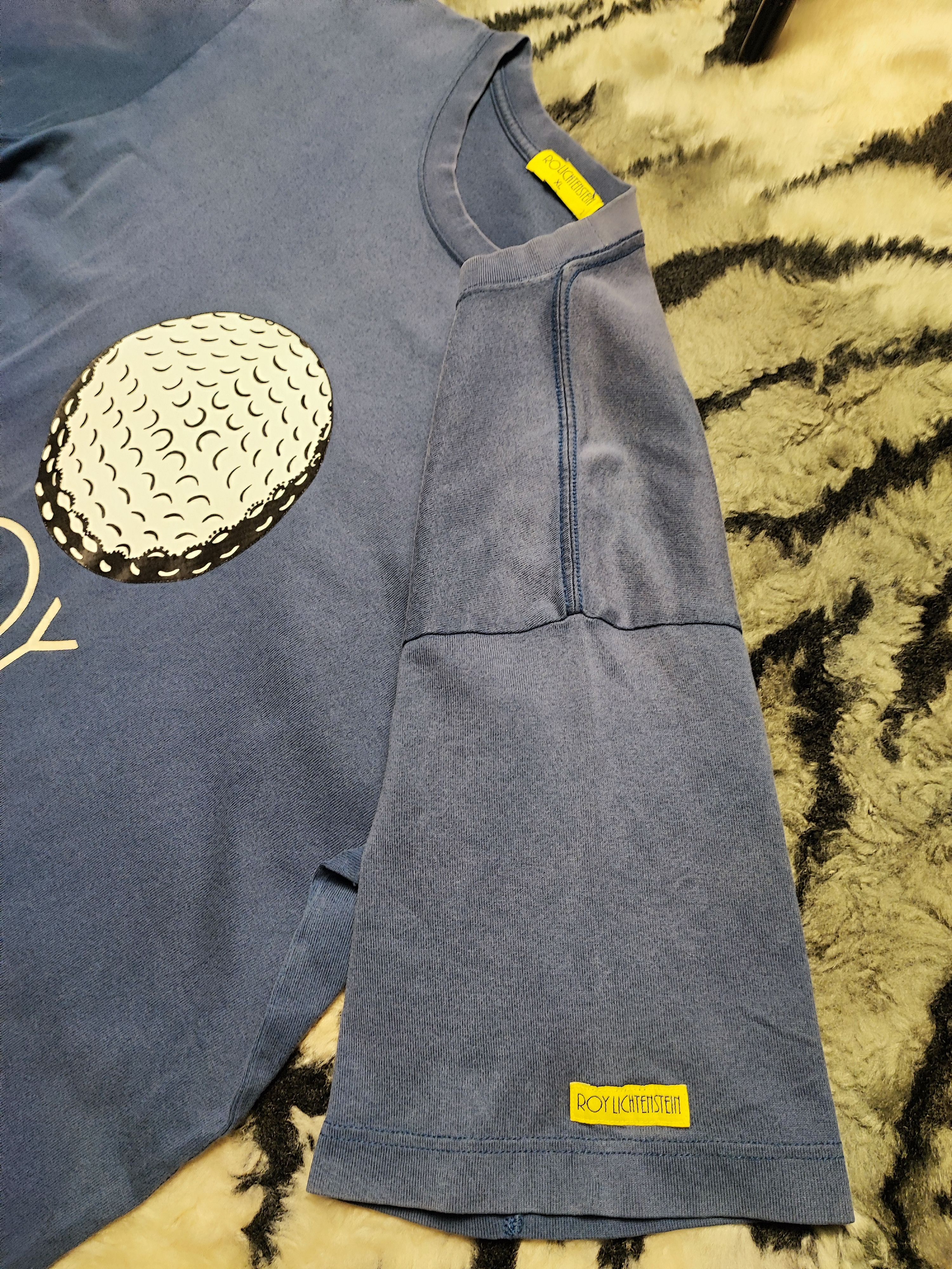 Vintage Vintage Roy Lichtenstein t shirt golf ball big logo Size US XL / EU 56 / 4 - 6 Thumbnail
