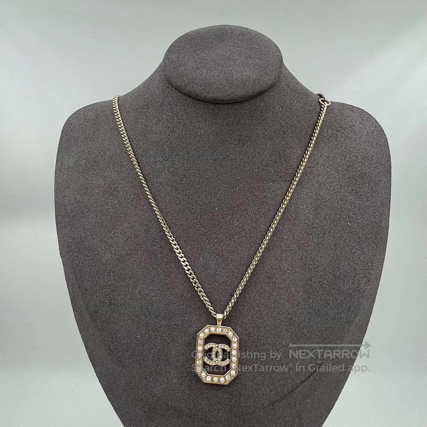 Chanel Chanel 23B Water Diamond Hollowed-out Diamond Double-C Nec Size ONE SIZE - 1 Thumbnail
