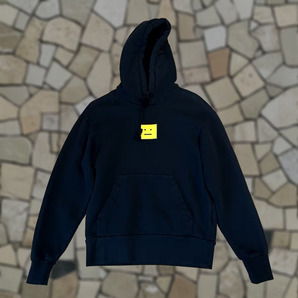 Acne Studios ACNE Studios Fennis Evil Face Black Hoodie Men XS Pullover Hooded Pocket Logo Embroidered Fleece Size US XS / EU 42 / 0 - 1 Thumbnail