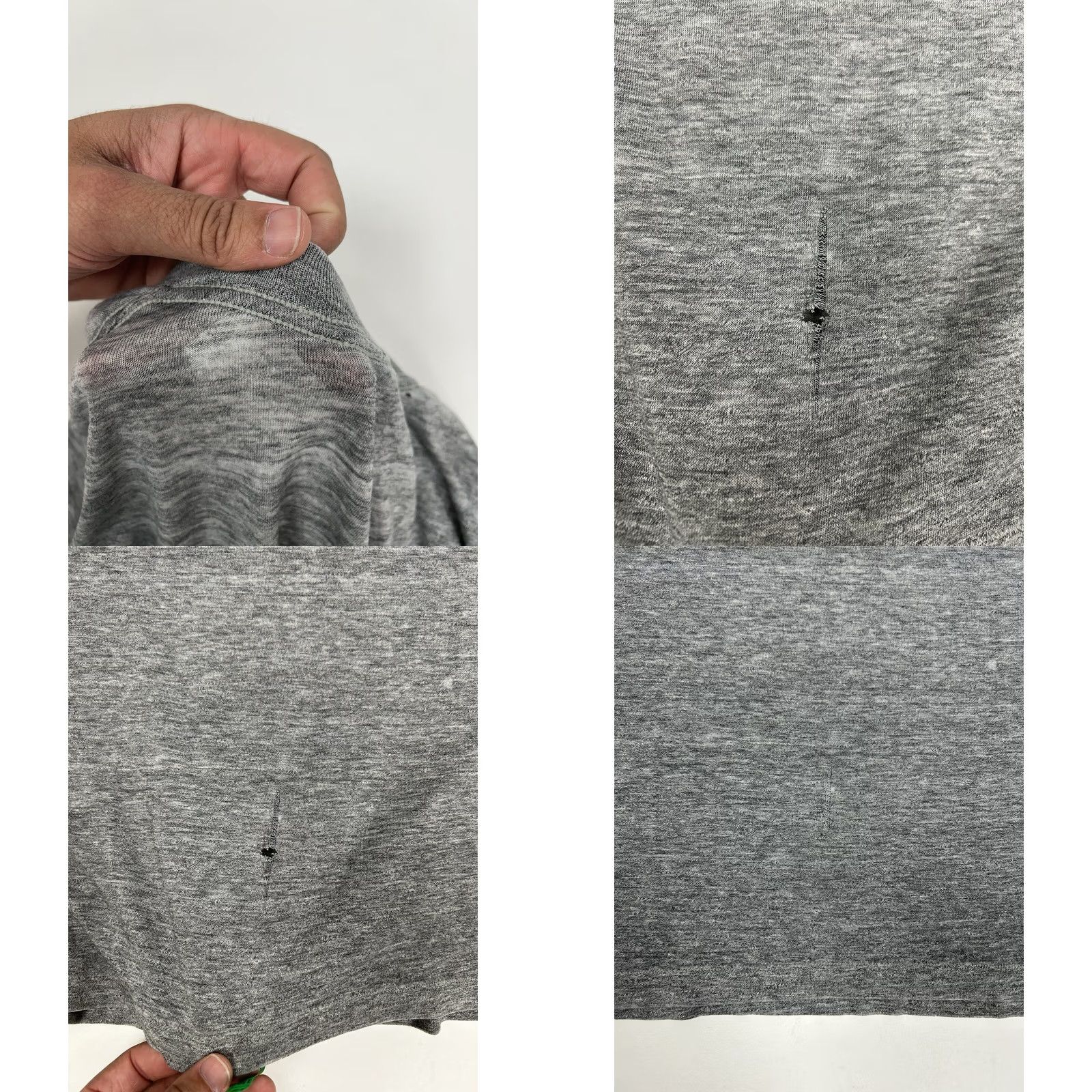 Nike VINTAGE Nike Fitness Barbell T-Shirt Workout 80s Medium Gray Paper Thin Tee Mens Size US M / EU 48-50 / 2 - 10 Thumbnail