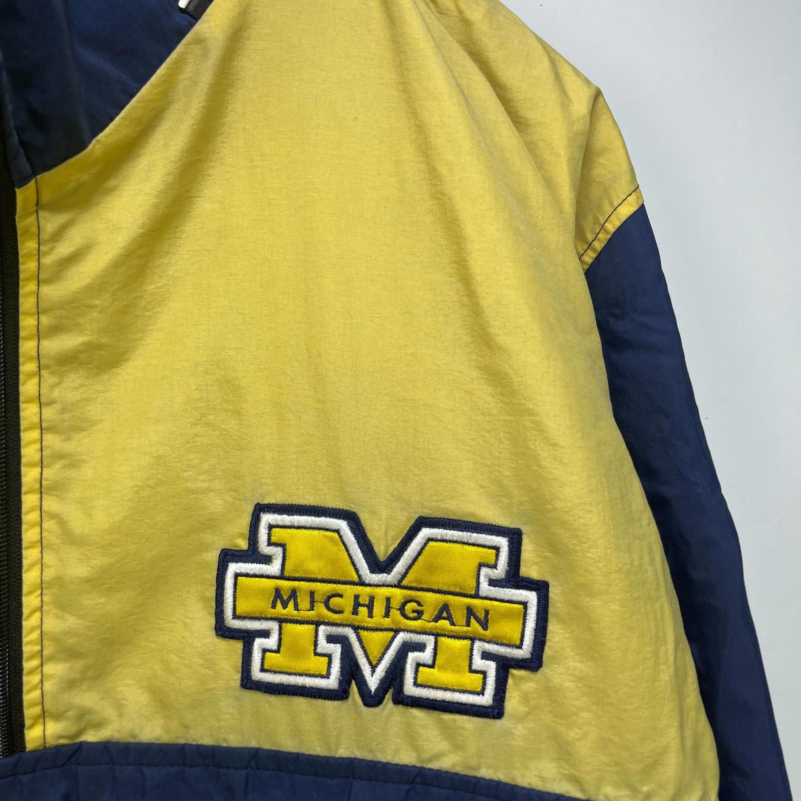 Other Vintage 90s Michigan Wolverines Windbreaker Jacket L XL Size ONE SIZE - 4 Thumbnail
