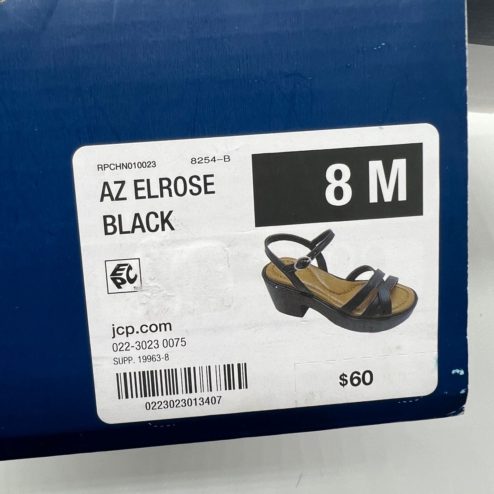 Other Arizona Jean Co Womens Elrose Heeled Sandals Black Color Size US 8 / IT 38 - 3 Thumbnail