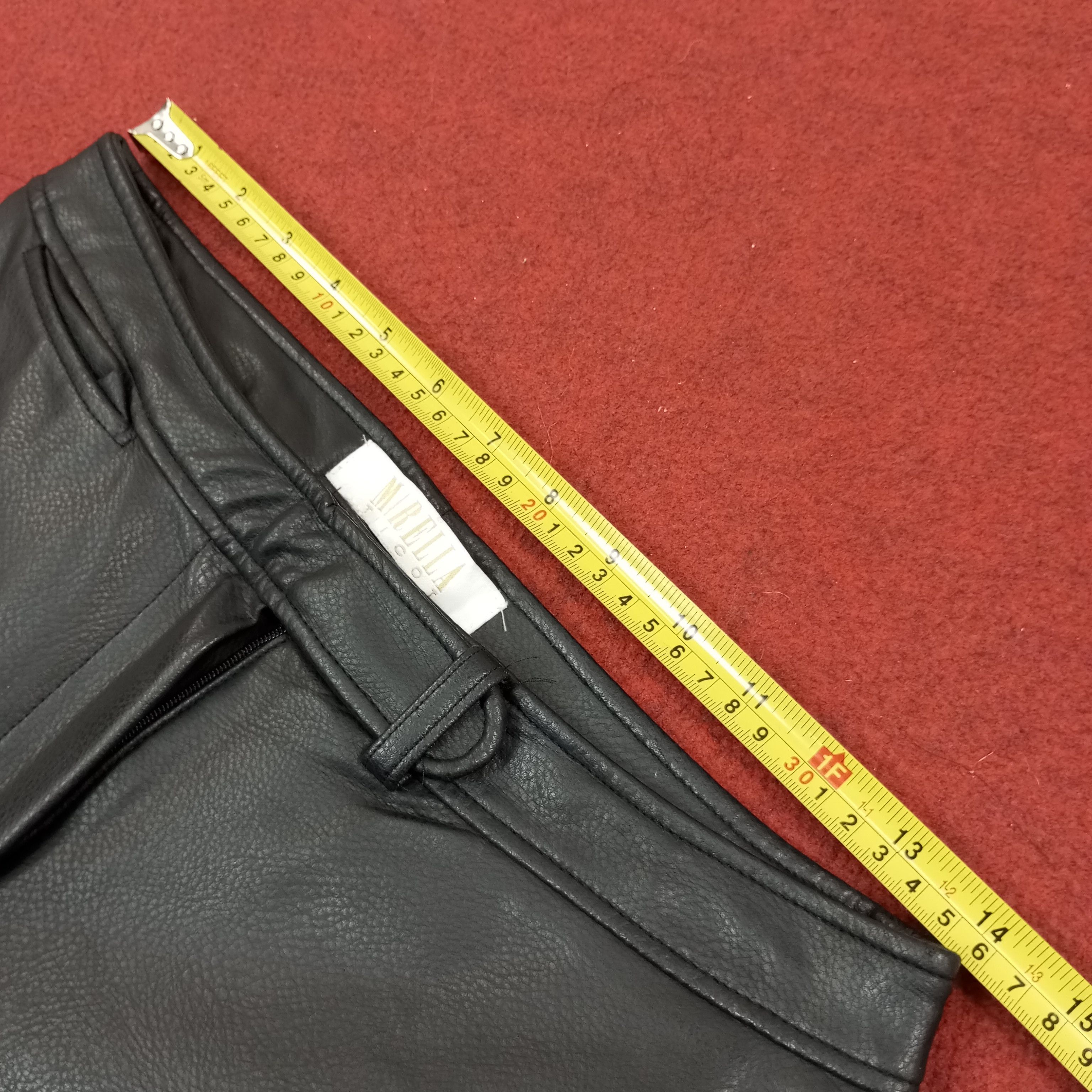 Marella Marella Tricot Fashion Style Leather Pants Size 28" / US 6 / IT 42 - 6 Thumbnail