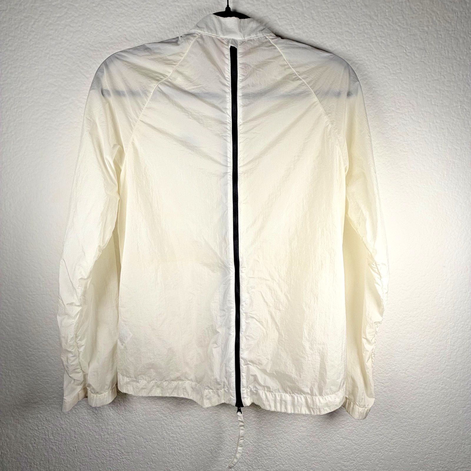 Nike Nike Windbreaker Jacket White Zip Lightweight Womens XS Size XS / US 0-2 / IT 36-38 - 3 Thumbnail