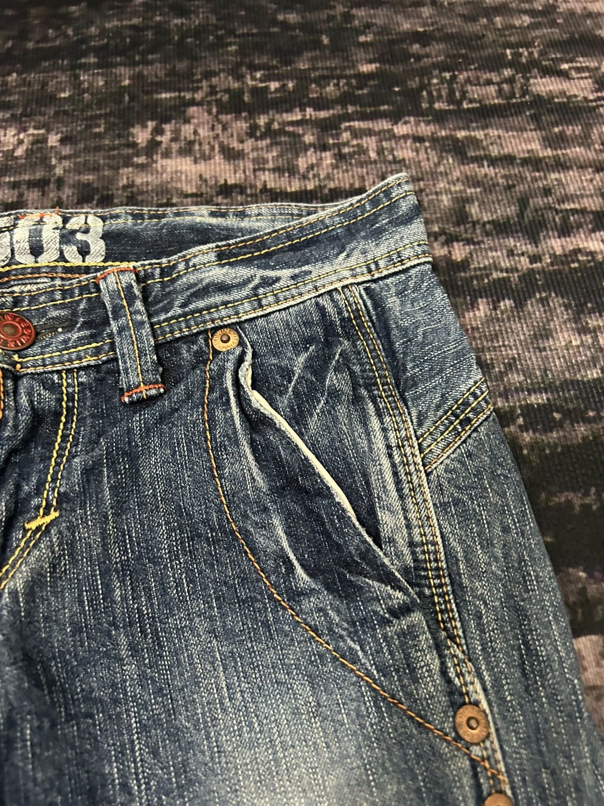 Edwin Vintage Edwin Mud Wash Flare Jeans Size US 28 / EU 44 - 8 Thumbnail