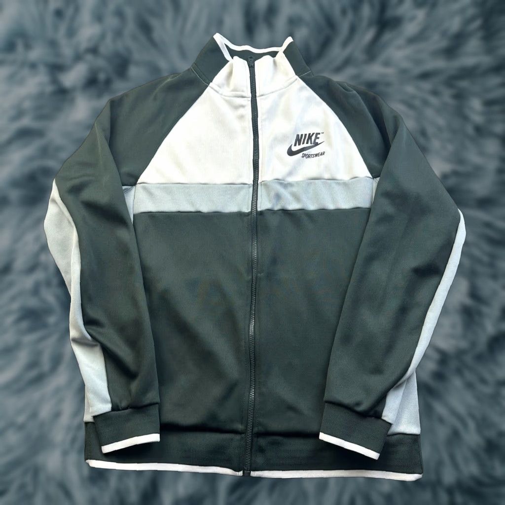 Nike Nike Track Jacket Mens Large Green Sportswear Colorblock Casual Size US L / EU 52-54 / 3 - 1 Thumbnail