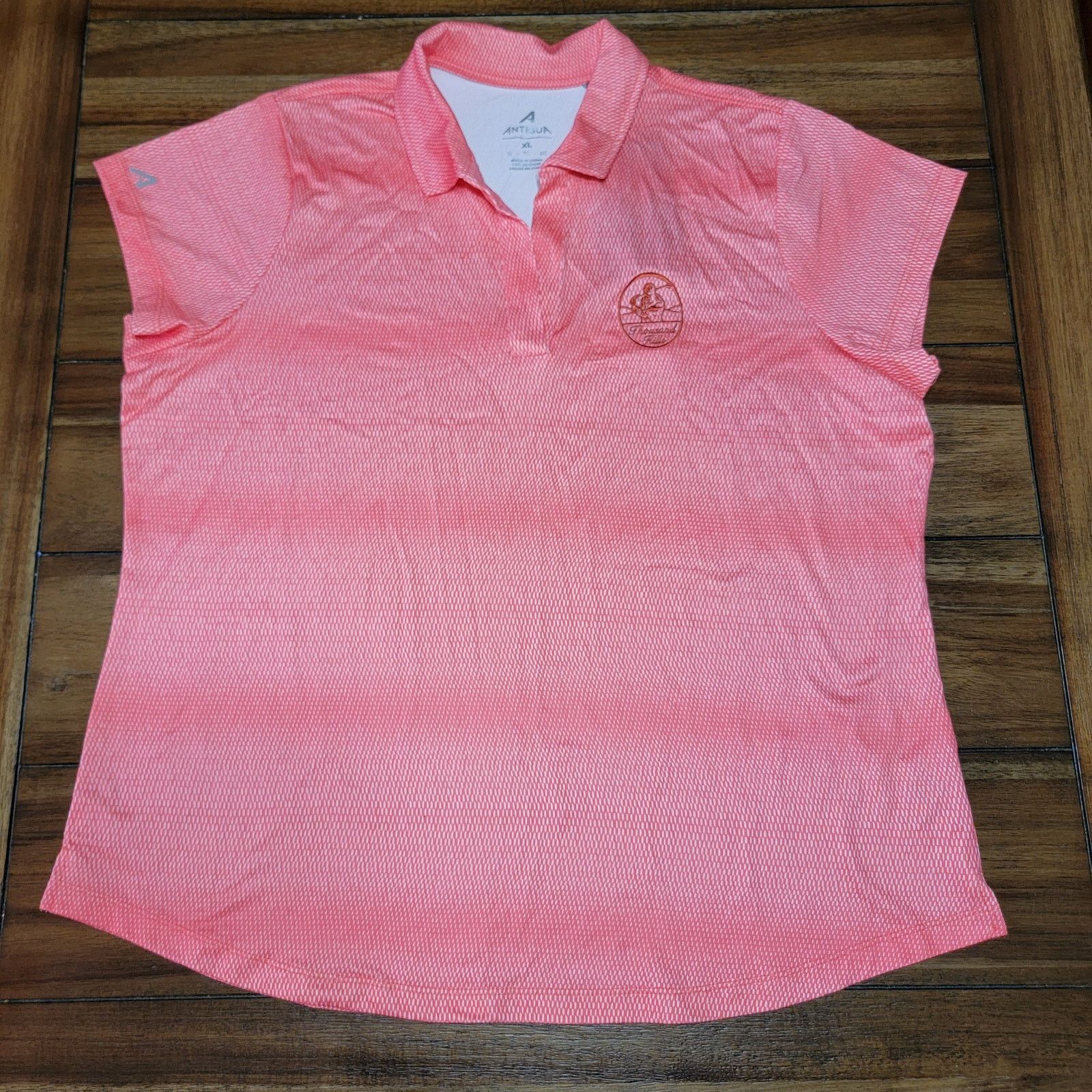 Antigua Antigua Coral "Thousand Kills" Golf Polo -Size Ladies XL NWT Size XL / US 12-14 / IT 48-50 - 1 Thumbnail