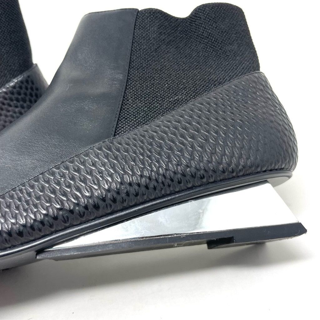 UNITED NUDE UN United Nude Lev Lo Leather Boots w/ Metallic Wedge EU 37 Size US 7 / IT 37 - 11 Thumbnail