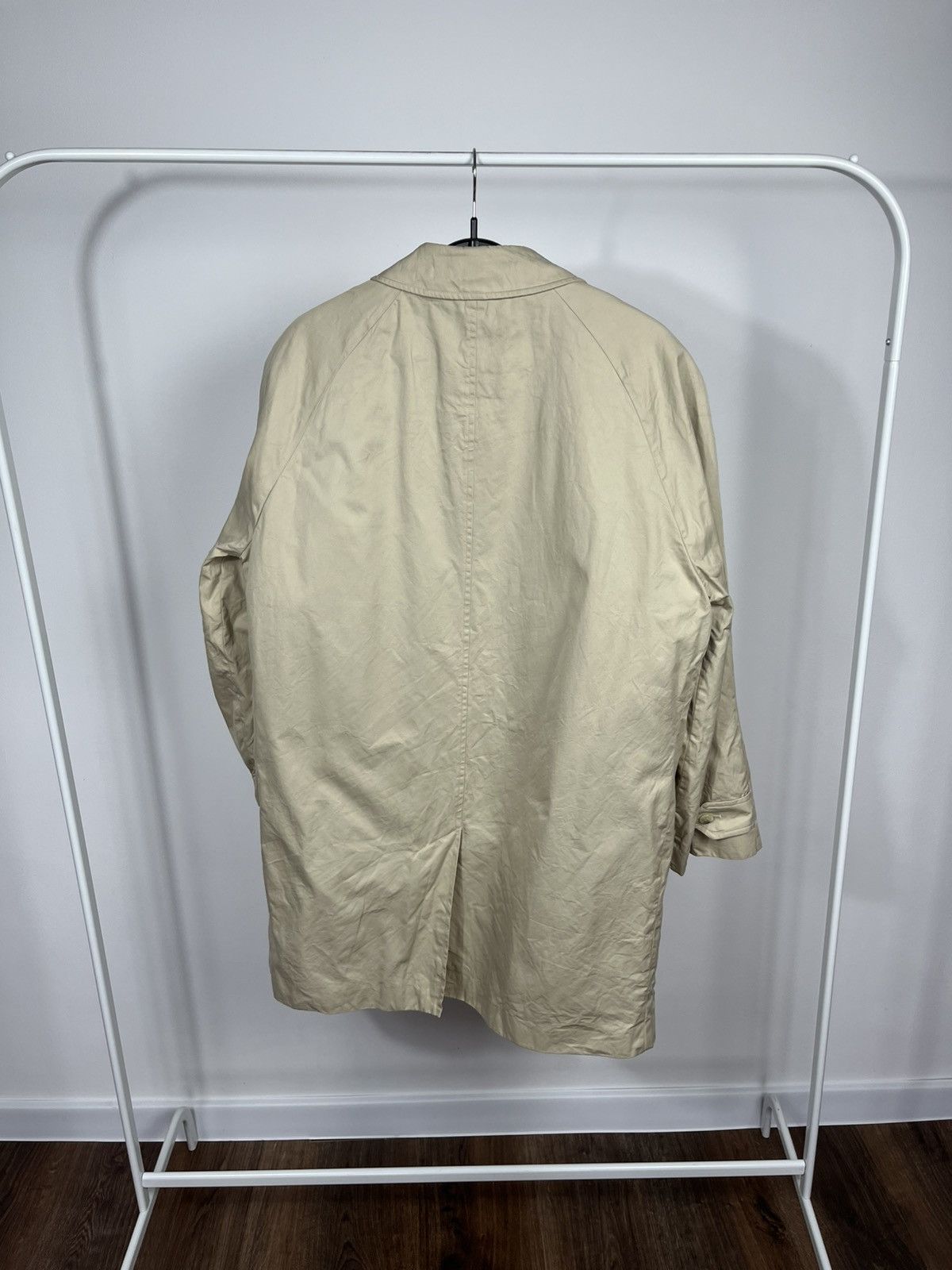 Burberry Burberrys Mens Beige Coat Wool Lined Vintage Trench Size US M / EU 48-50 / 2 - 8 Thumbnail
