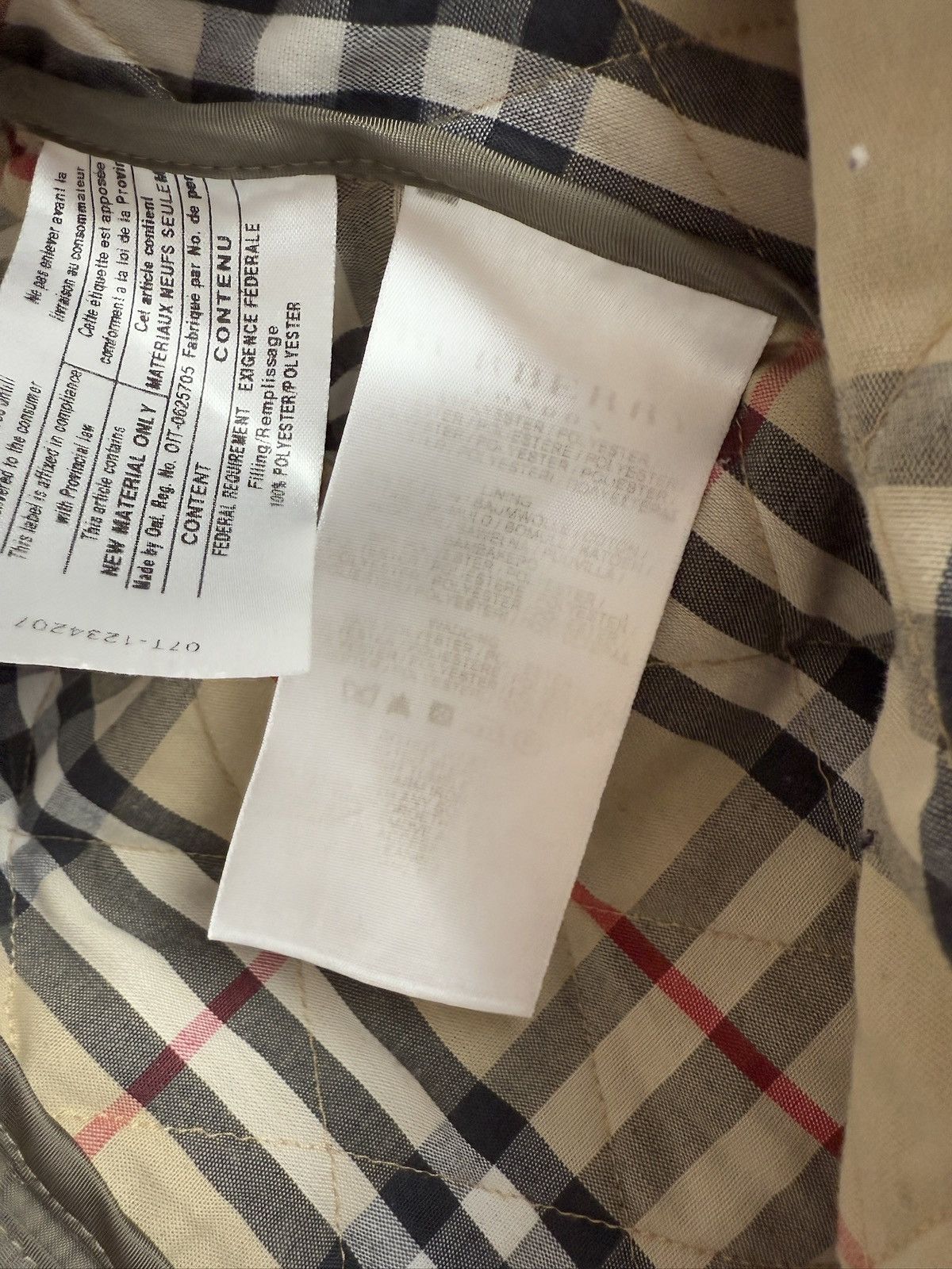 Burberry × Designer VIntage y2k Burberry nova check quilted biker jacket M luxury Size M / US 6-8 / IT 42-44 - 7 Thumbnail