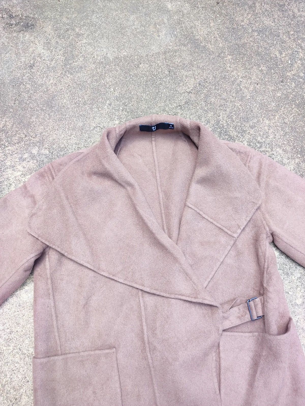 Jil Sander × Uniqlo UNIQLO +J Wool Blend Drape Coat – Brown (FW20) Size US M / EU 48-50 / 2 - 2 Thumbnail