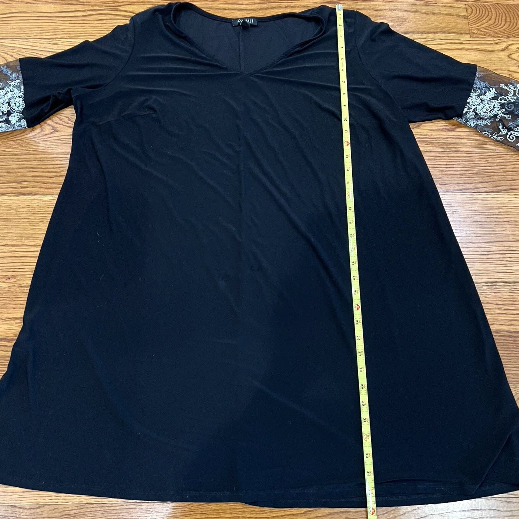 Vintage Roz Ali 3x Black Dress Size XXL / US 16-18 / IT 52-54 - 3 Thumbnail