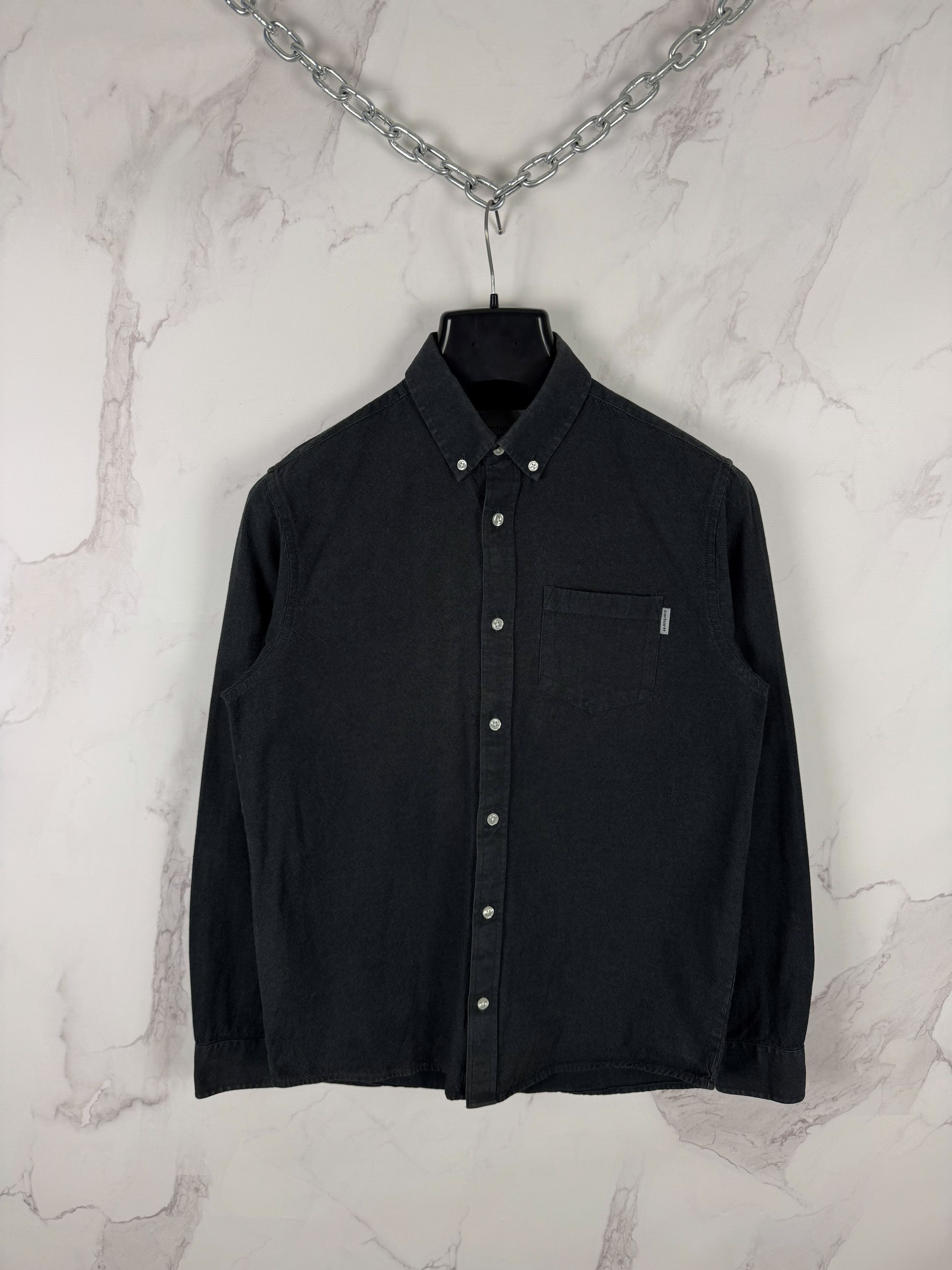 Carhartt Wip Dalton Long Sleeve Shirt Mens Gray Size S, Men's
