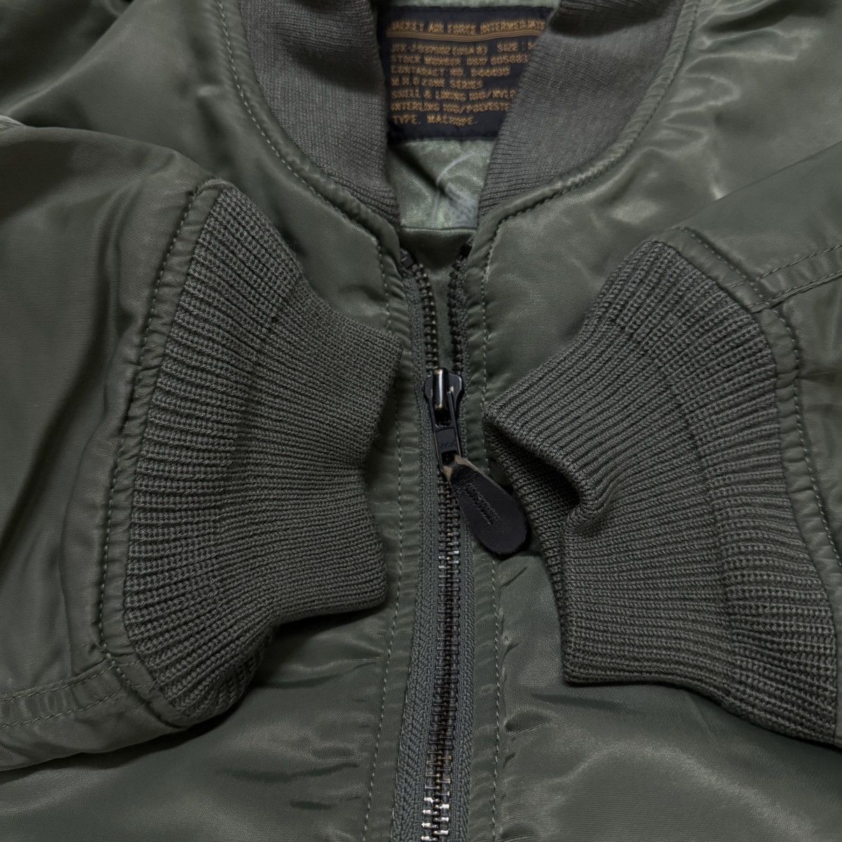 Alpha Industries Vintage Machope Ma1 Army Air Force Bomber Jacket Size US XL / EU 56 / 4 - 7 Thumbnail