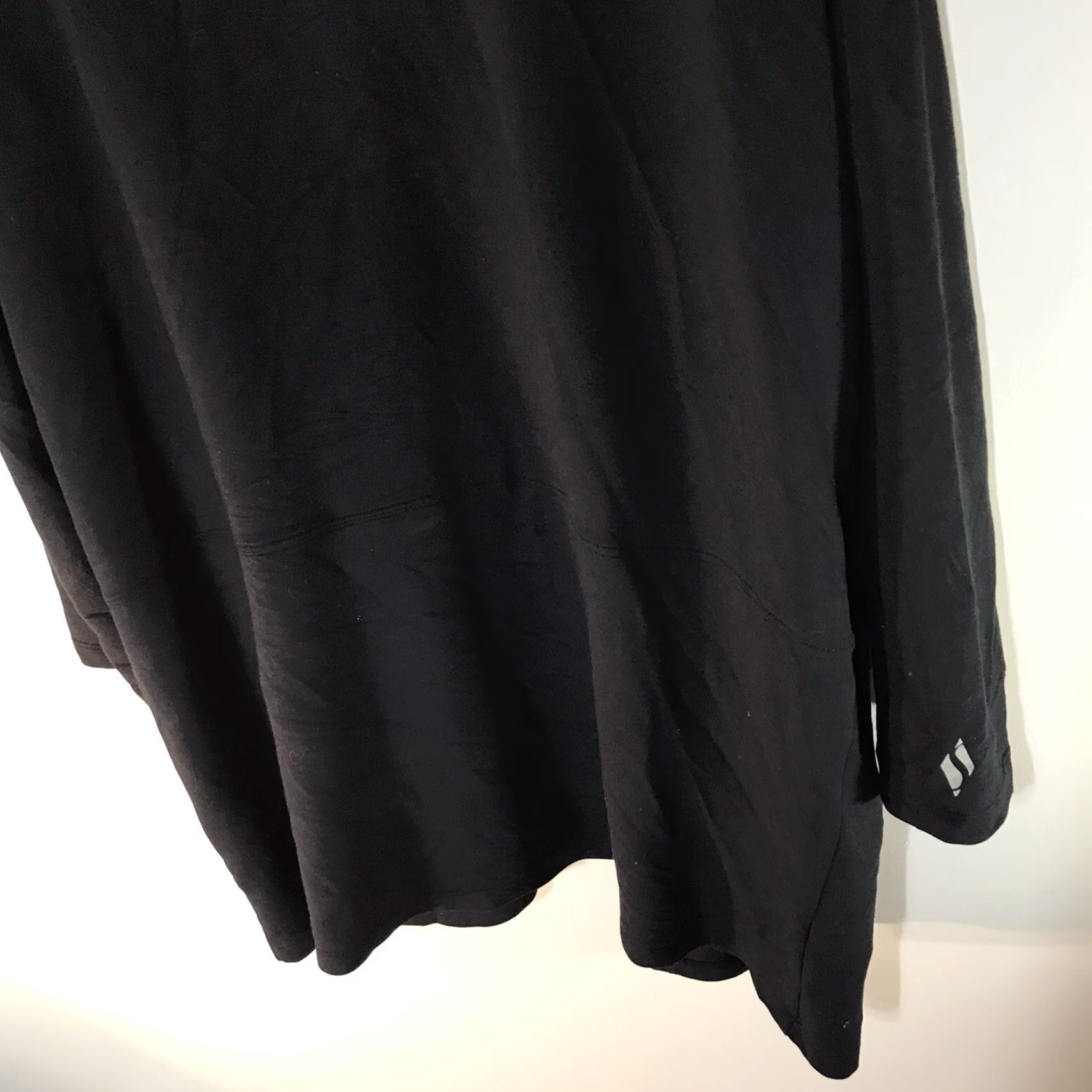 SKECHERS Skechers Hooded Jacket Black Oversized Open Front Lightweight Women’s Size XL Size XL / US 12-14 / IT 48-50 - 6 Thumbnail
