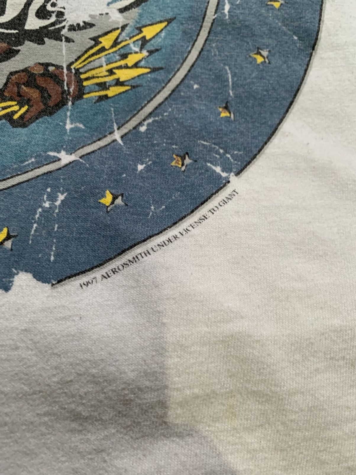 Gant Aerosmith Aero Force One 1997 vintage tshirt Size US L / EU 52-54 / 3 - 3 Thumbnail