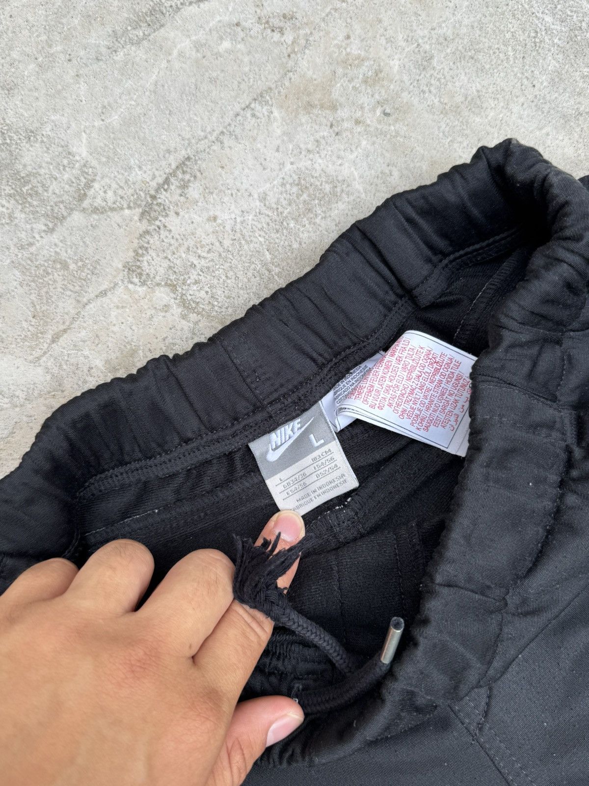 Nike 🥷 VINTAGE NIKE TRACK PANTS BLACK Size US 34 / EU 50 - 14 Thumbnail