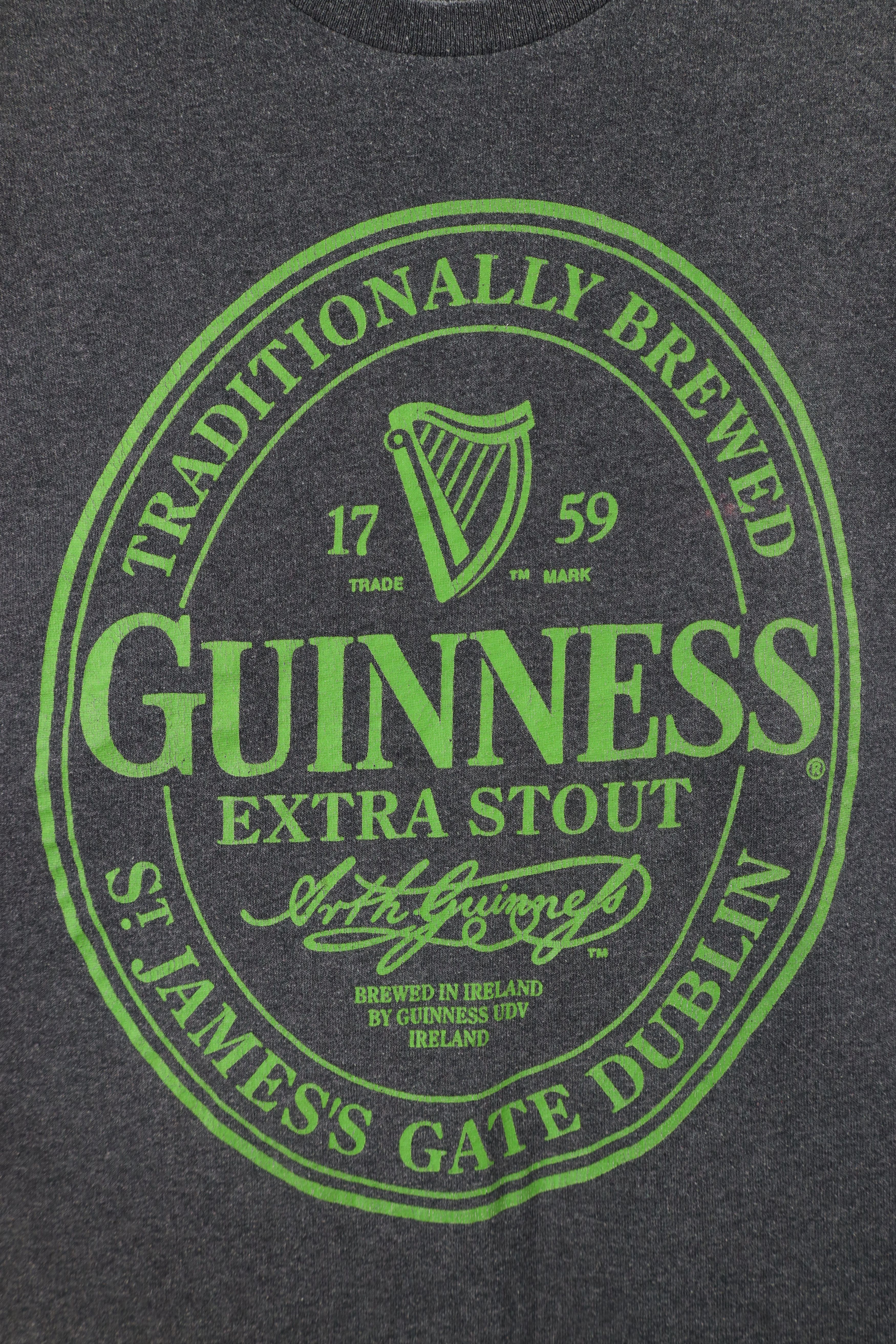 Vintage Vintage Y2K Guinness Beer Out Short Sleeve T-Shirt Gray Size US XXL / EU 58 / 5 - 4 Thumbnail