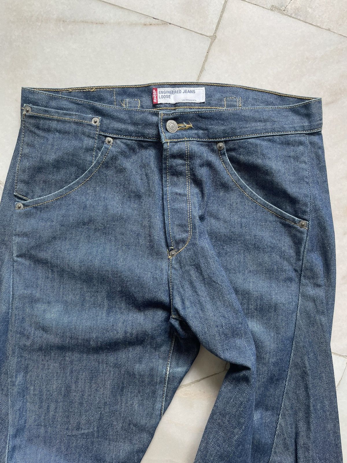 Levi's Vintage 90s Levis Engineered Loose Jeans 31x32 Size US 31 - 5 Thumbnail