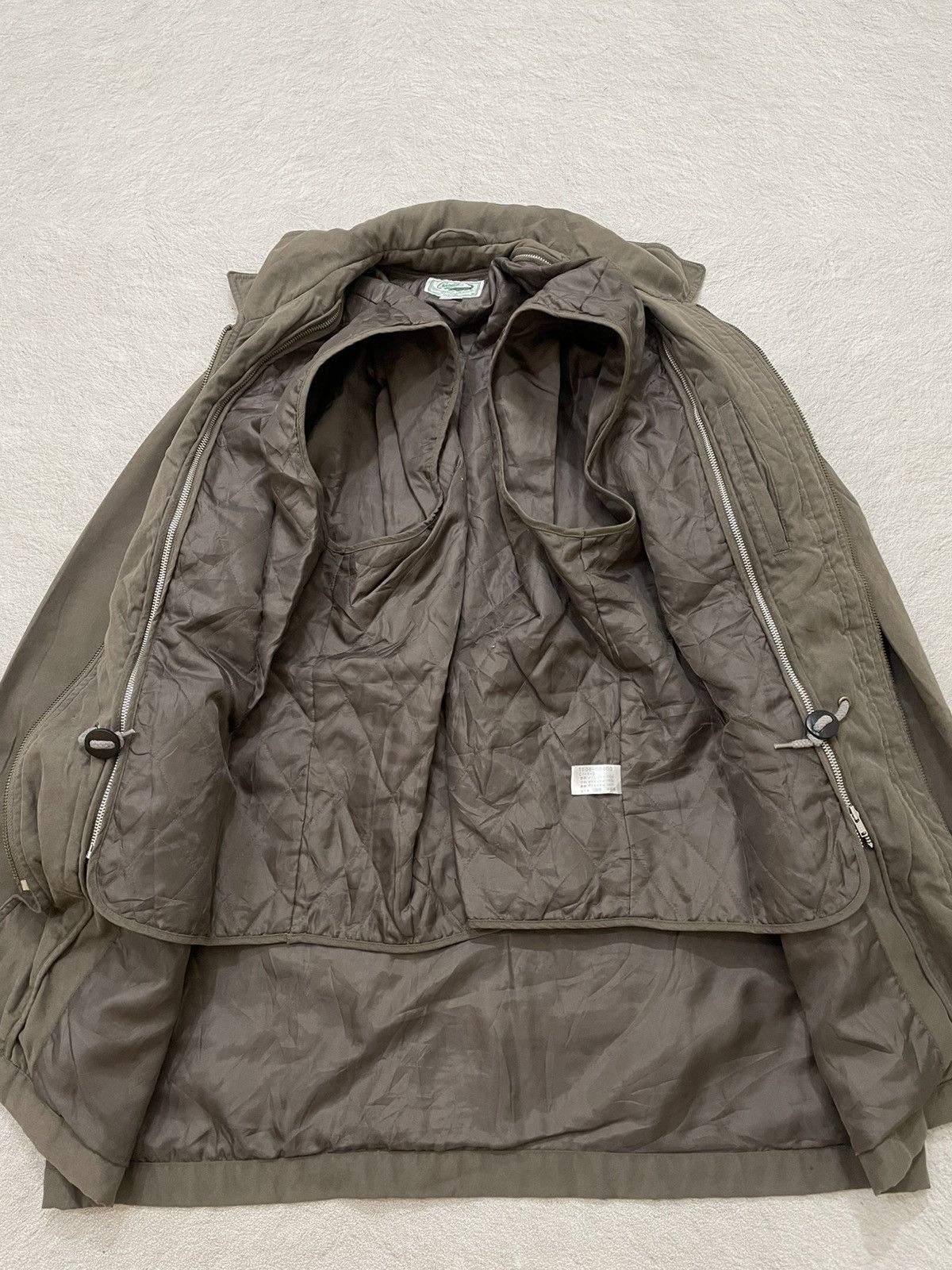 Japanese Brand 00s Crocodile Olive Utility Jacket Vintage Balenciaga Style Size US XL / EU 56 / 4 - 6 Thumbnail