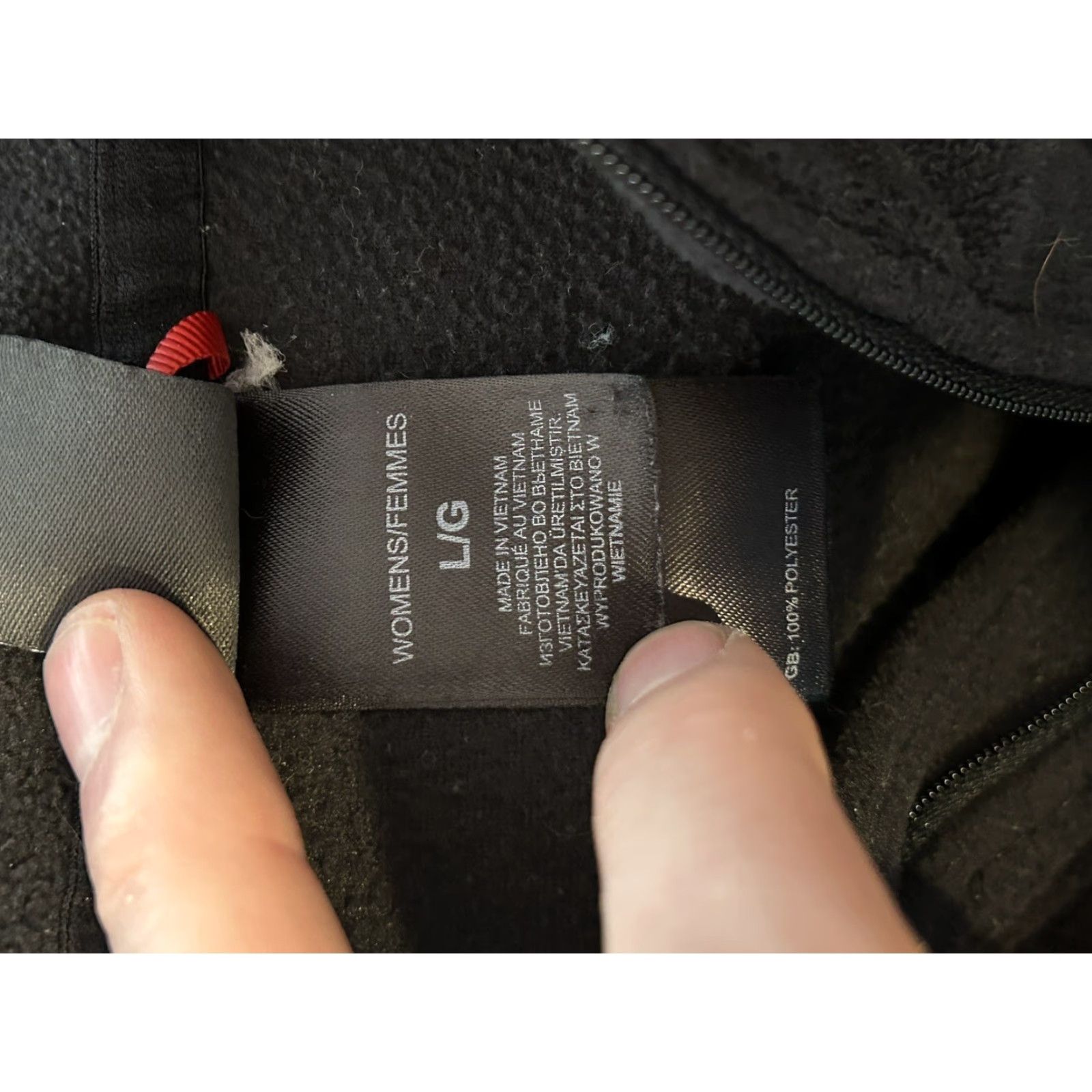 The North Face The North Face Womens Large Black Fleece 1/4 Zip Pullover Lightweight Regular Size L Pullover Women Size L / US 10 / IT 46 - 6 Thumbnail