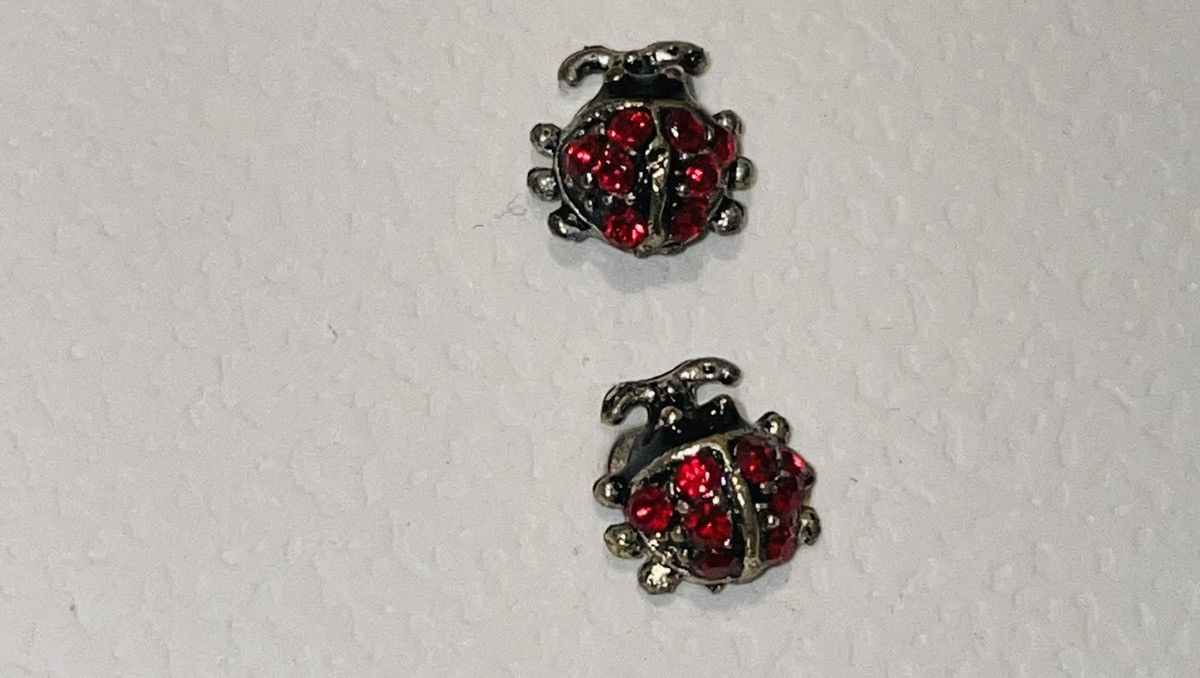 Swarovski Swarovski Crystal Mini Ladybug Earrings Size ONE SIZE - 8 Thumbnail