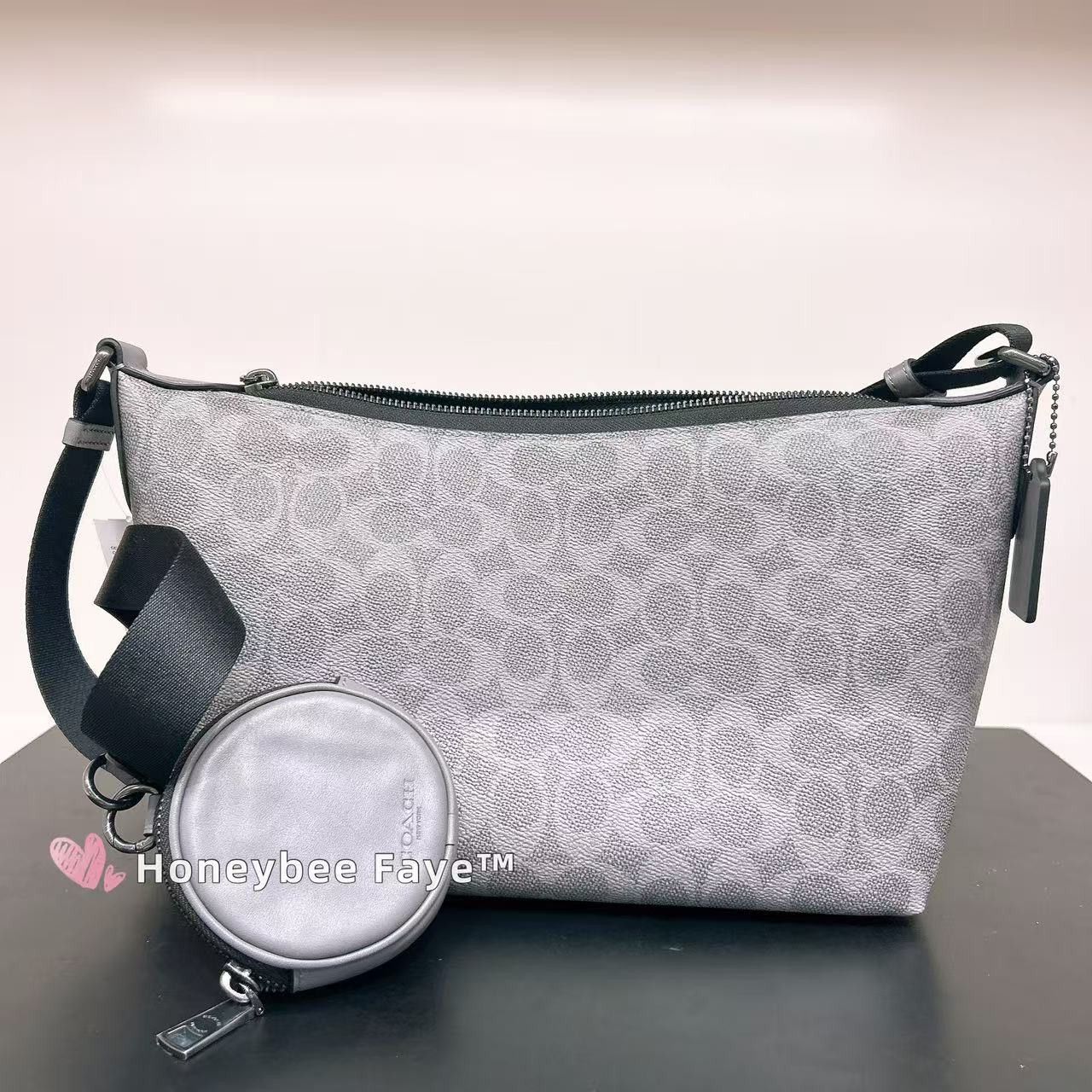 Coach Small Finn Crossbody Bag With Pouch In Signature Canvas Size ONE SIZE - 1 Thumbnail