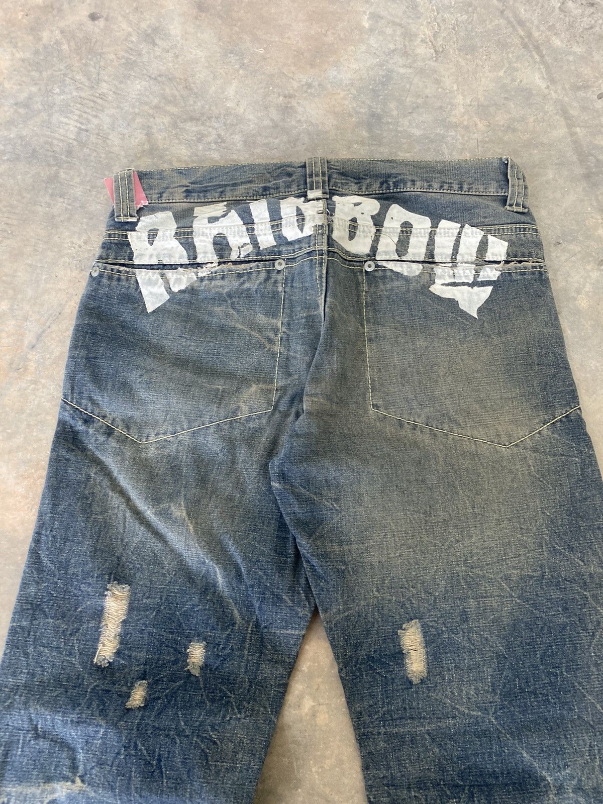 Hysteric Glamour Sick☠️ DS Claw Flare Jeans Distressed Punk Grunge Gothic Lgb Size US 31 - 14 Thumbnail