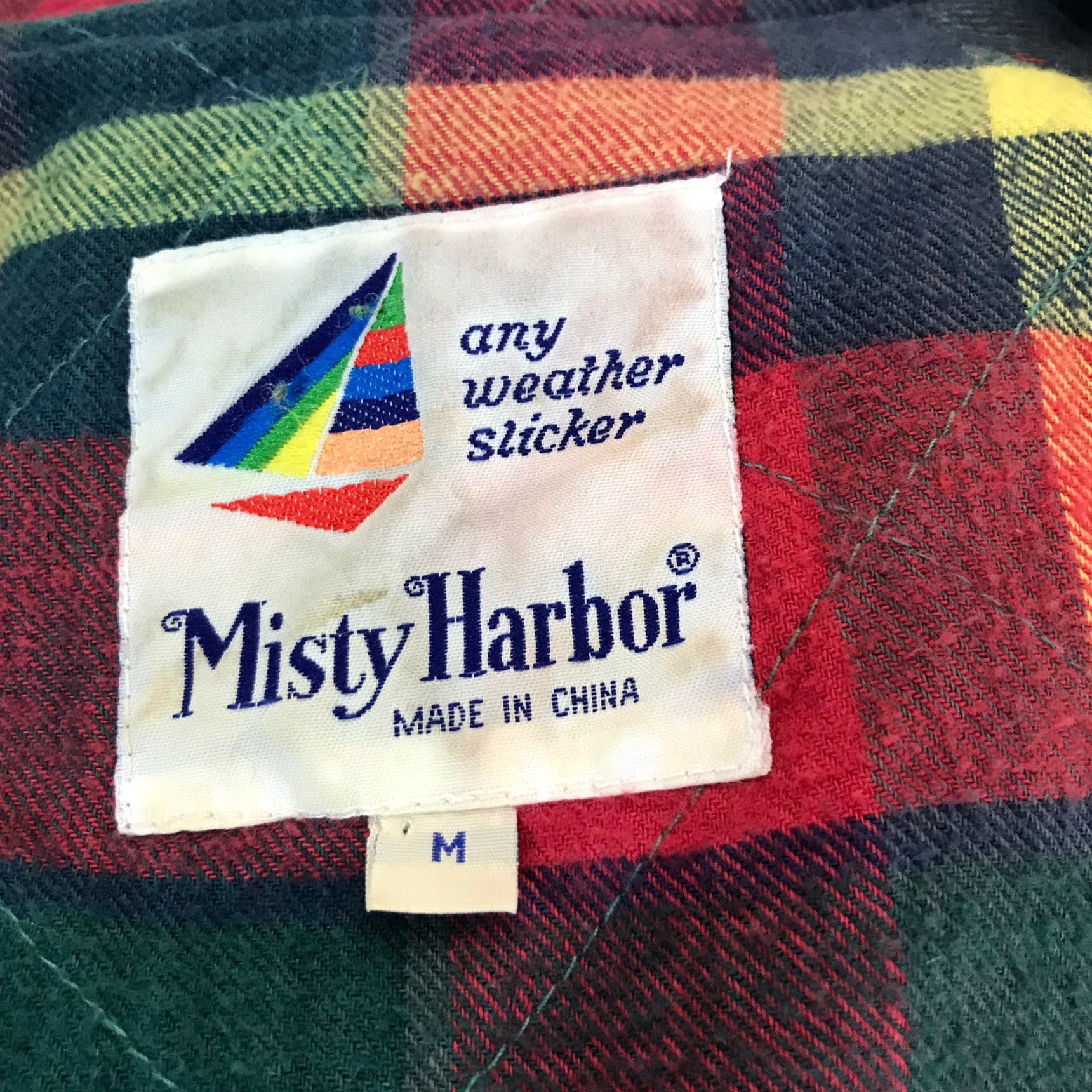 Vintage Misty Harbor Women's Red Waterproof Rain Coat Jacket, Hooded, Insulated, Mid-Length, Fall Winter, Size M Size M / US 6-8 / IT 42-44 - 4 Thumbnail