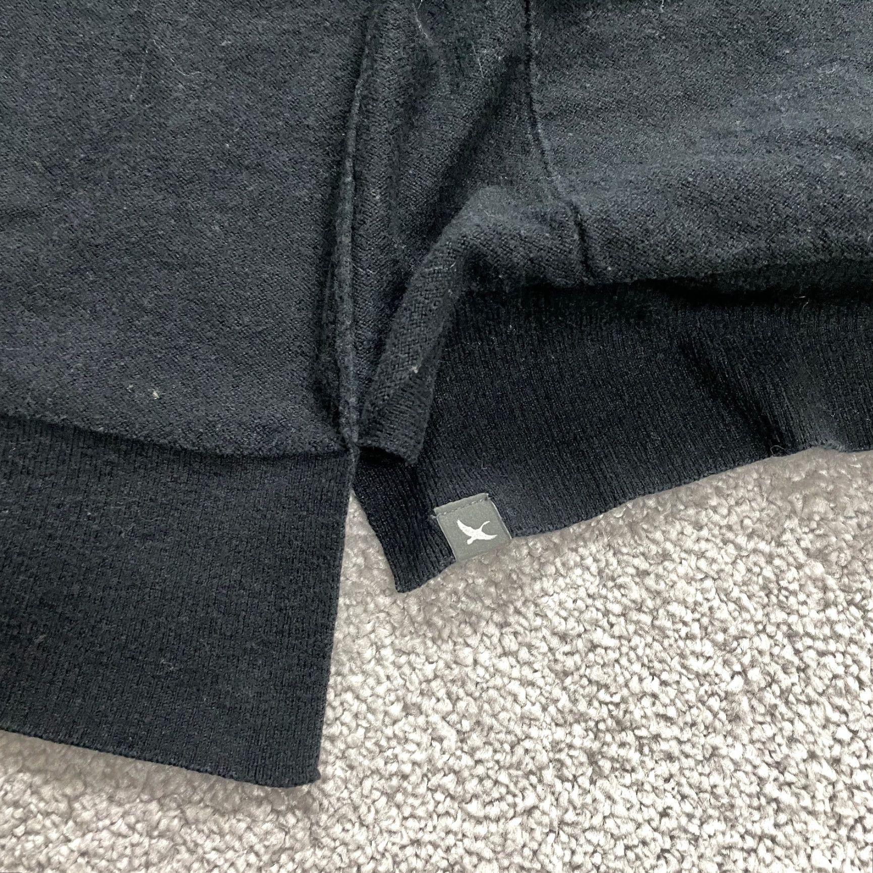 Eddie Bauer Eddie Bauer Cardigan Sweater Womens XS Black Open Large Hip Pockets Casual Soft Size XS / US 0-2 / IT 36-38 - 4 Thumbnail