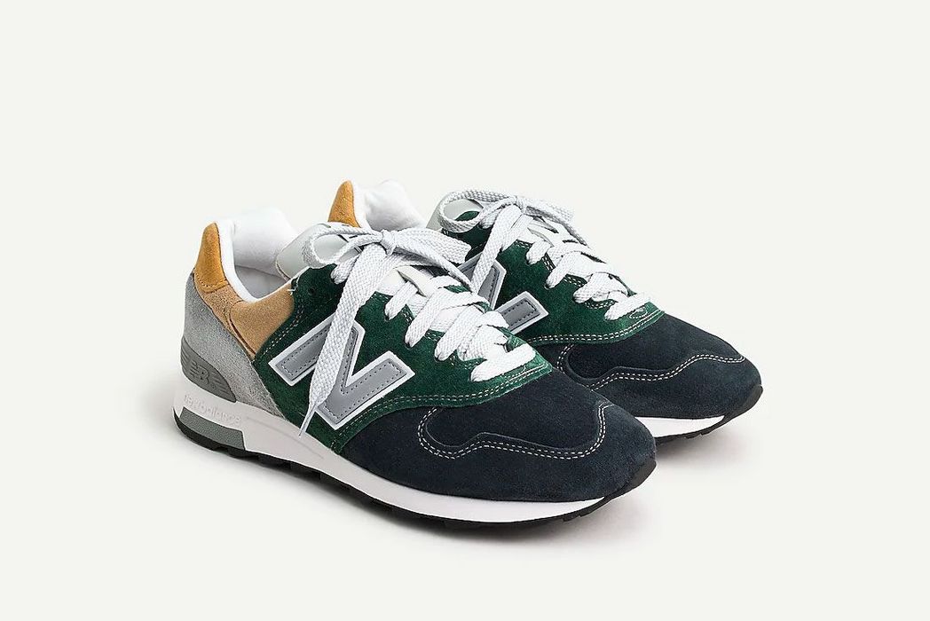 New Balance New Balance 1400 J. Crew Green Navy Tan Made in USA