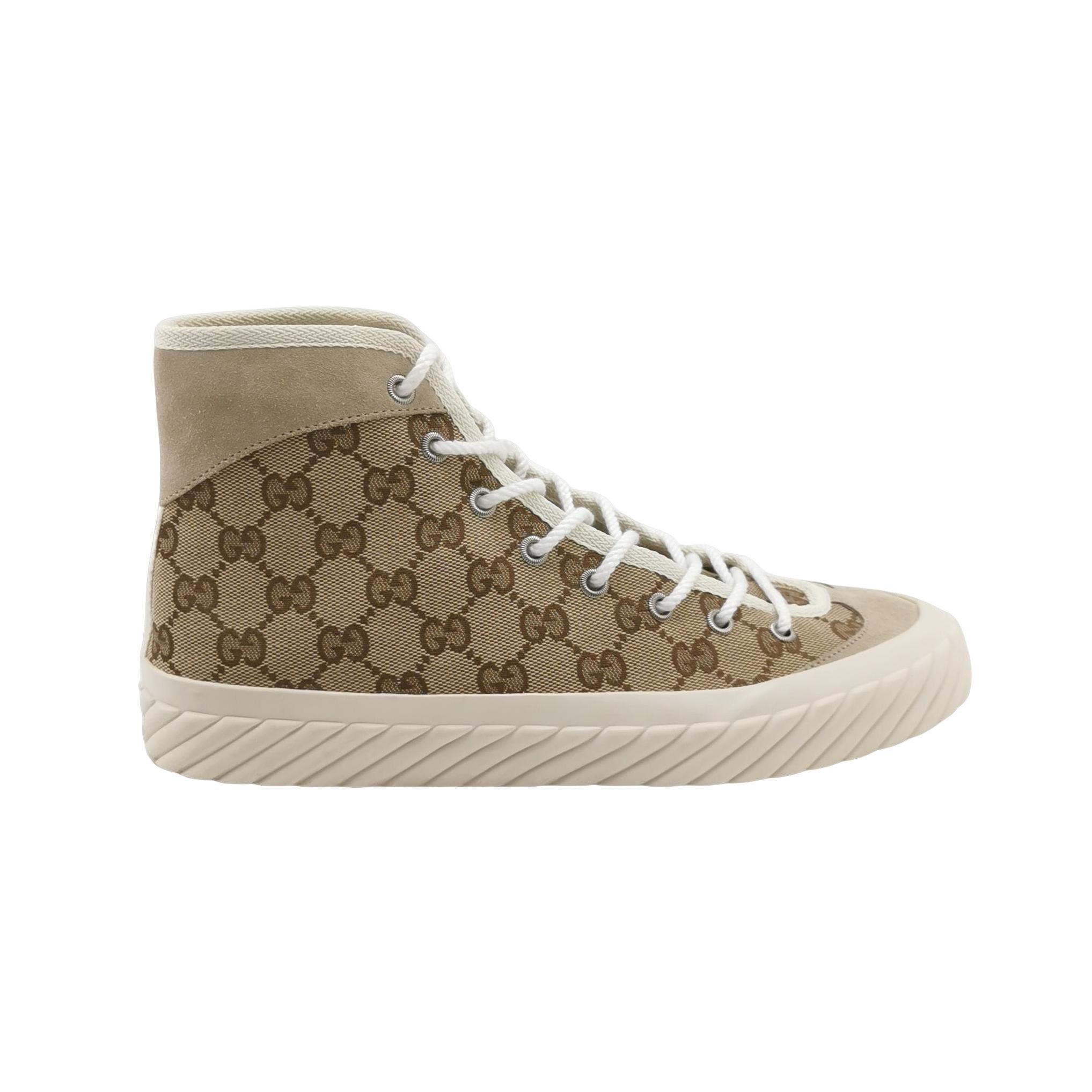 Gucci Gucci GG Supreme High Top Sneakers 40 Size US 7 / EU 40 - 1 Thumbnail