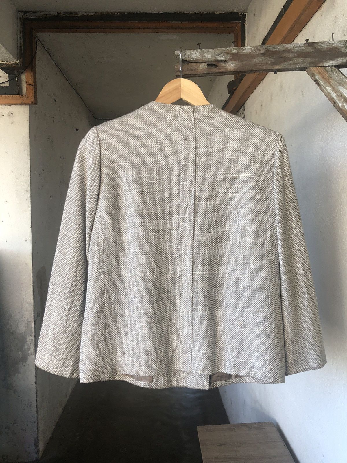 Christian Dior Monsieur Vintage Christian Dior Tweed Cupra Blazer Jacket Size M / US 6-8 / IT 42-44 - 2 Thumbnail