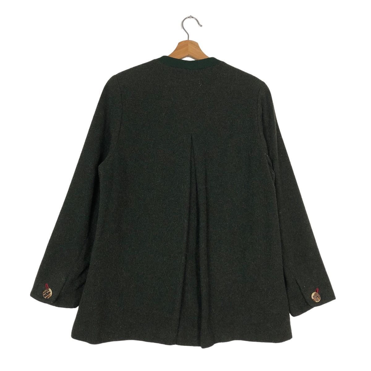 Vintage 🔥Rich Green - Military Style Design Wool Jacket Size US M / EU 48-50 / 2 - 7 Thumbnail