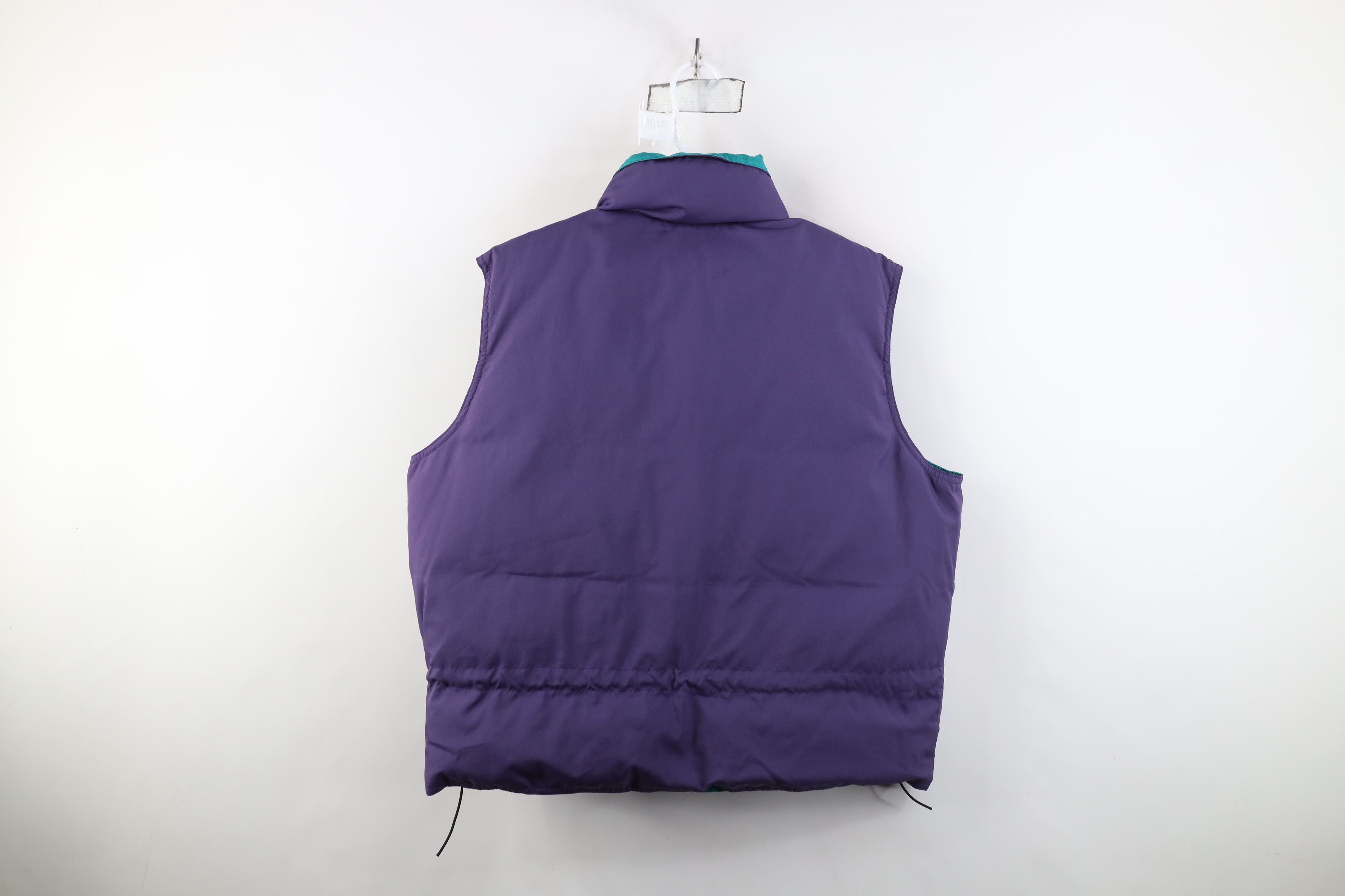 Cabelas Vintage 90s Cabelas Duck Down Puffer Vest Jacket Purple Size XL / US 12-14 / IT 48-50 - 13 Thumbnail