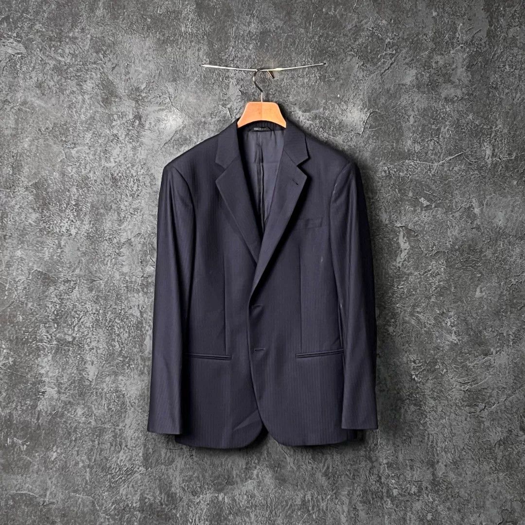 Armani Armani Formal Wool Blue Suit 40r Men Size 40R - 1 Thumbnail