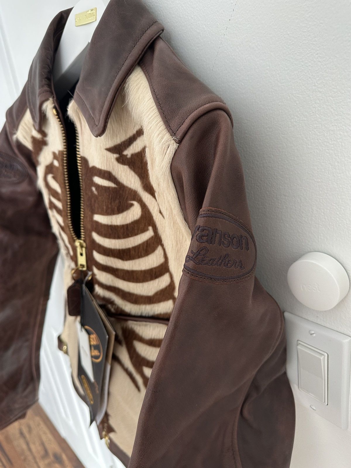 Aime Leon Dore × Vanson Leathers Aime Leon Dore x Vanson Pony Hair Bones Leather Jacket Size US S / EU 44-46 / 1 - 4 Thumbnail