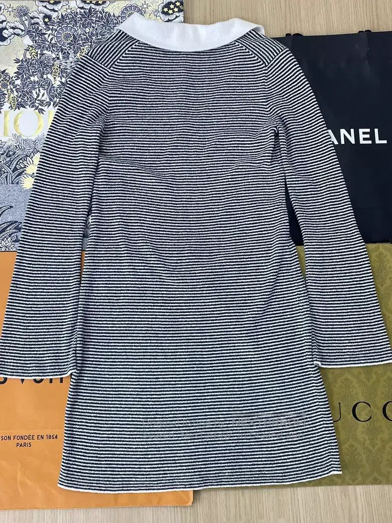 Chanel Chanel 23C black and white striped dress Size XXS / US 00 / IT 34 - 3 Thumbnail
