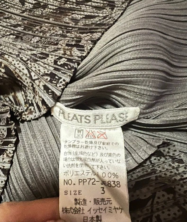 Issey Miyake Issey Miyake size:3 Black and grey pleated vest with phoen Size M / US 6-8 / IT 42-44 - 7 Thumbnail