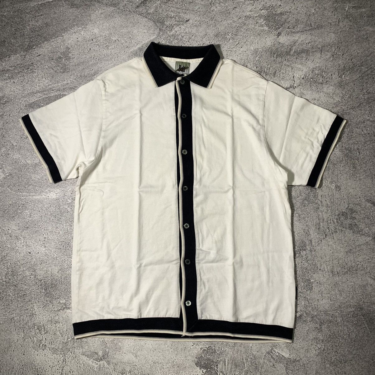 Japanese Knit polo shirt button up IfSixWasNine LGB style