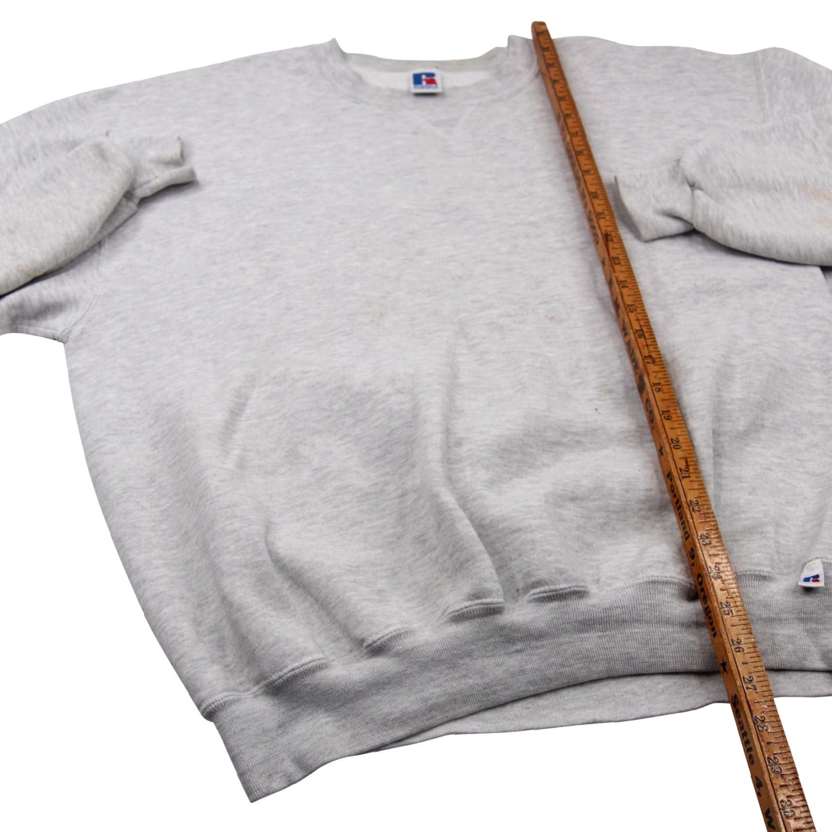 Vintage VINTAGE Russell Athletics Mens XXL Crewneck Sweatshirt USA Made Grey Lounge Clothing Size US XXL / EU 58 / 5 - 8 Thumbnail
