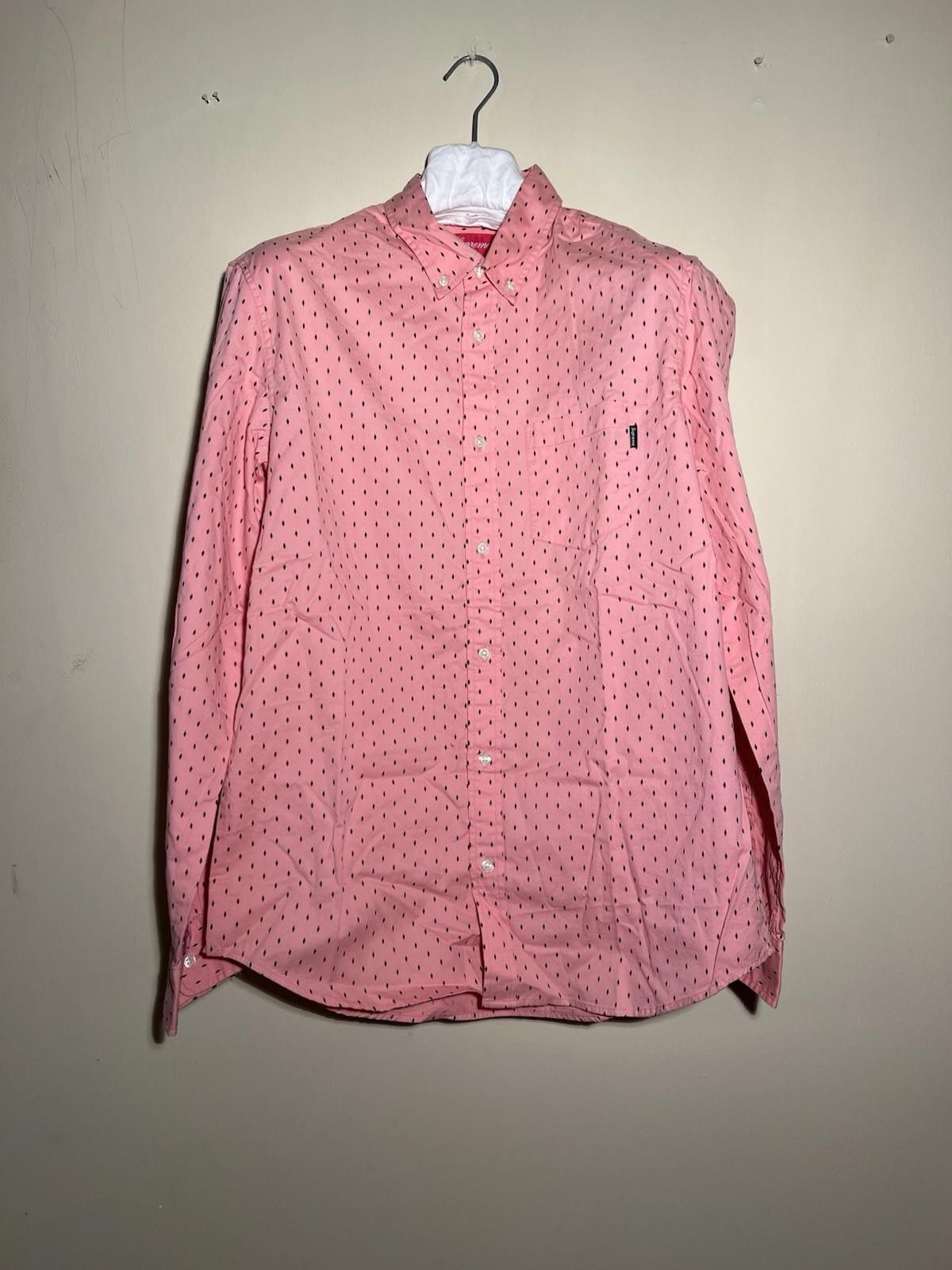 Supreme SS13 SUPREME DIAMOND SHIRT PINK LARGE 2013 Size US L / EU 52-54 / 3 - 2 Thumbnail