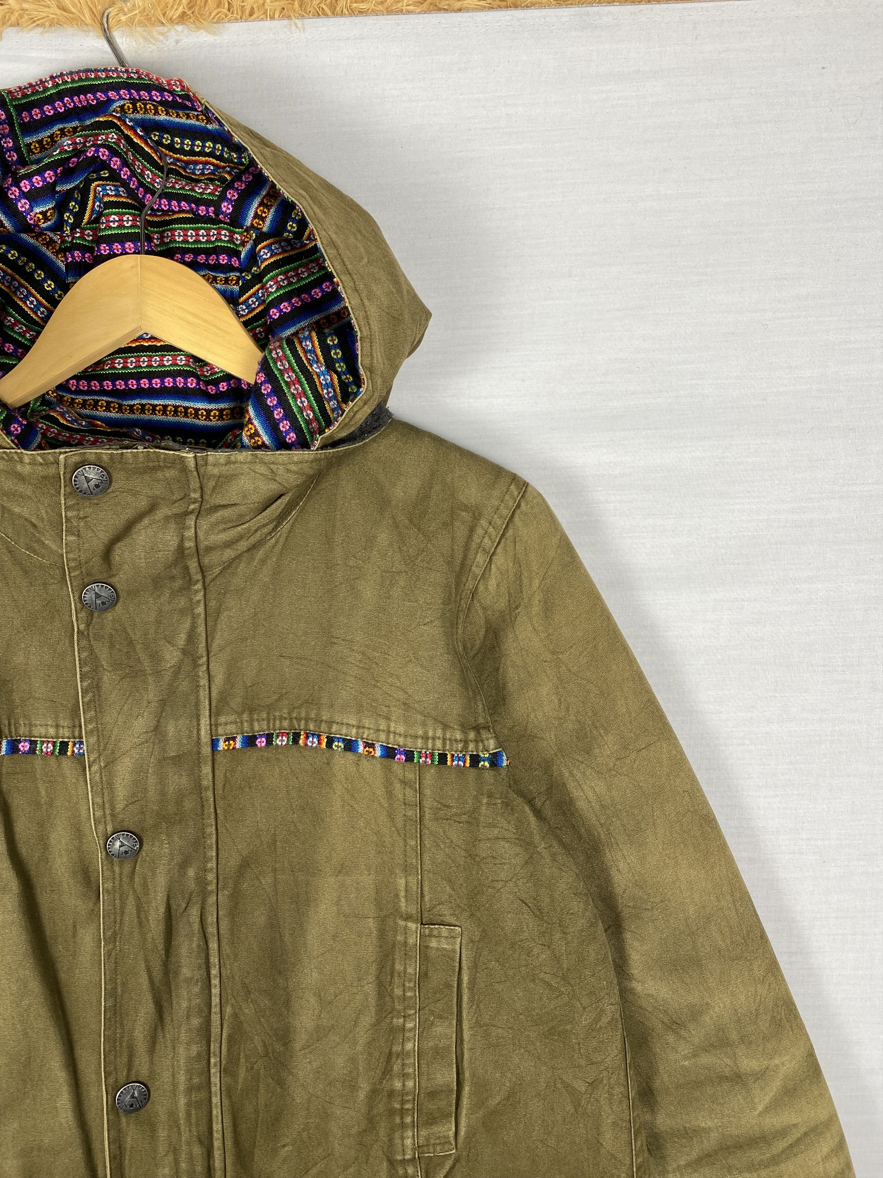 Japanese Brand Vintage Titicaca Hoodie Multi Pocket Tinder Trucker Jacket Size US M / EU 48-50 / 2 - 4 Thumbnail