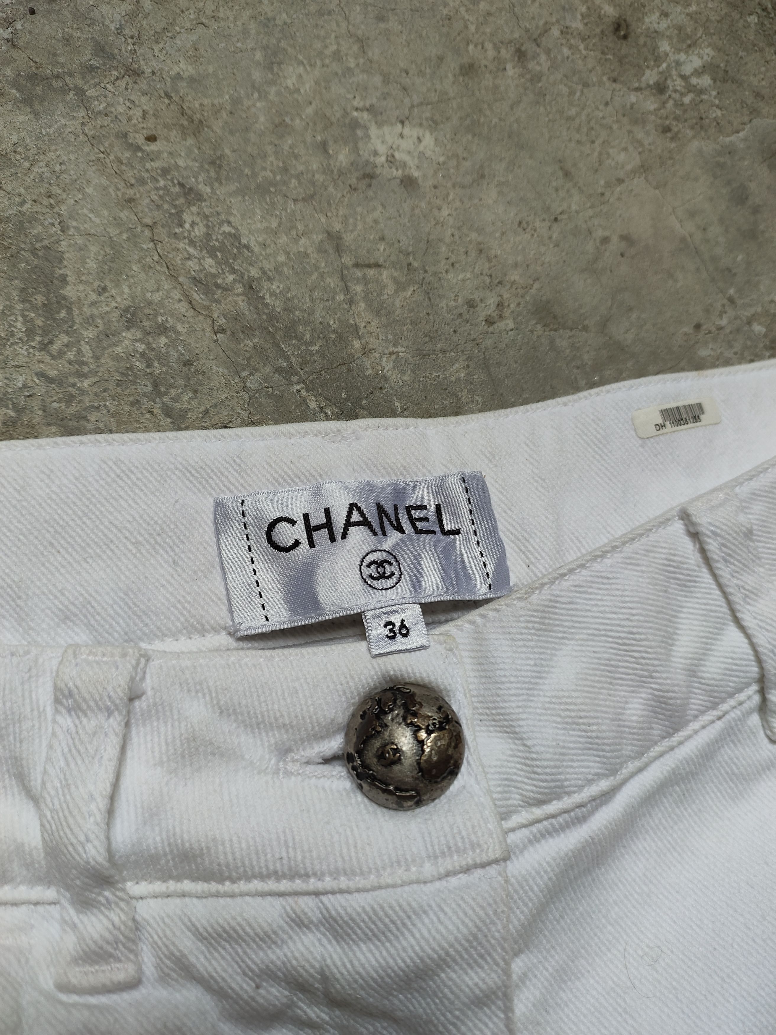 Chanel chanel white pant Size 36" / US 14 / IT 50 - 3 Thumbnail