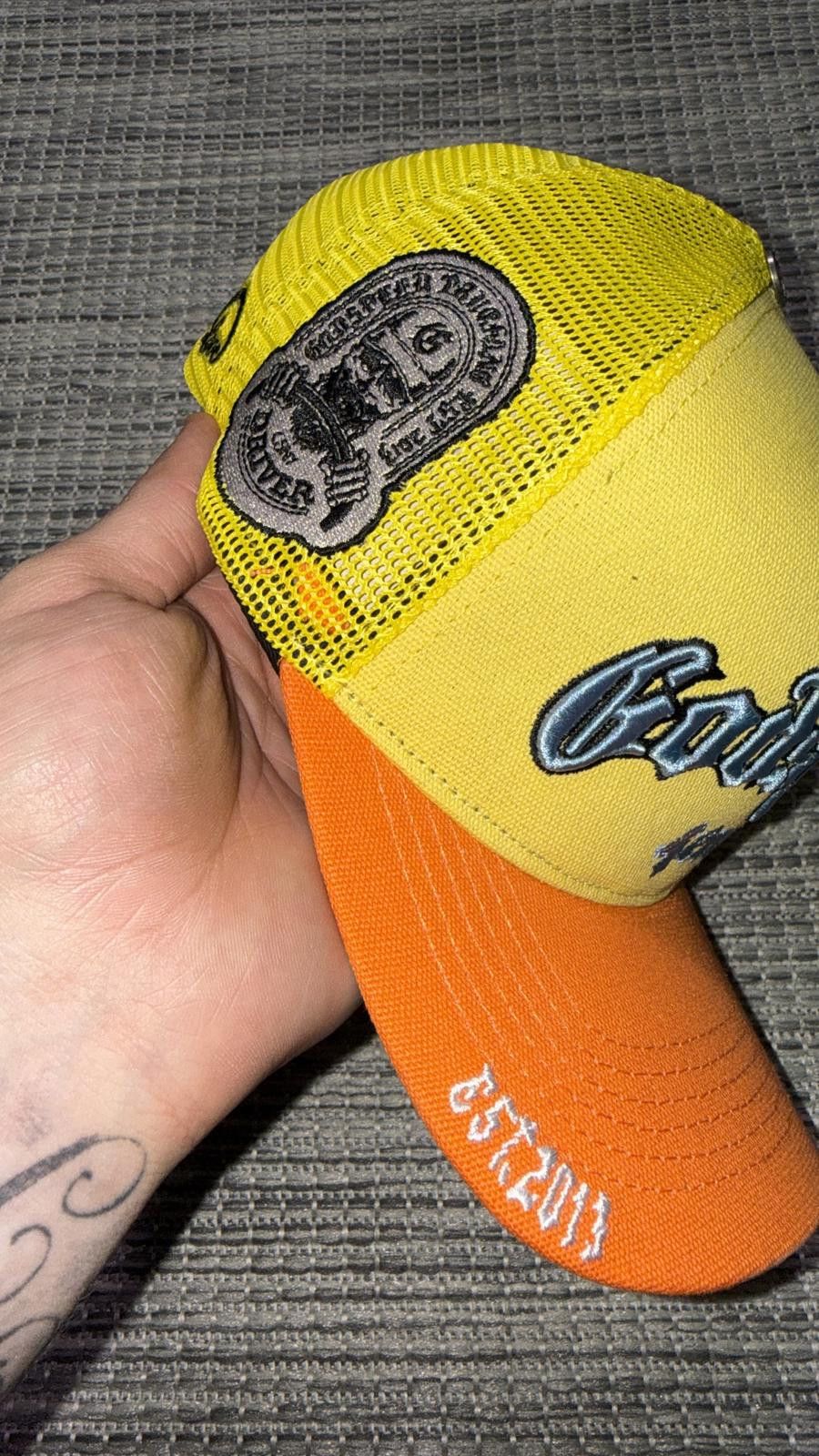 Godspeed Godspeed Yellow/Orange Forever Trucker Hat Size ONE SIZE - 2 Thumbnail