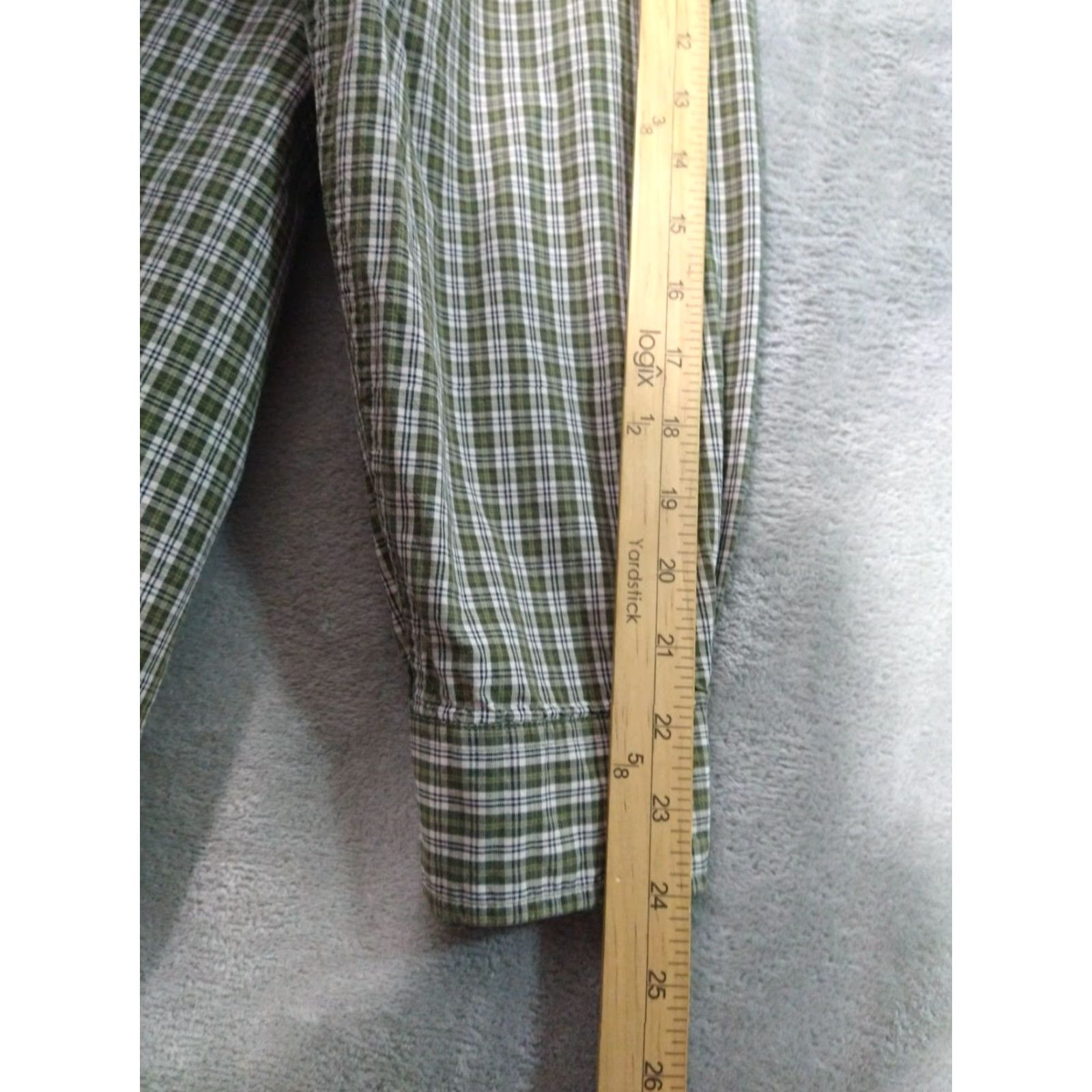 Carhartt Carhartt Shirt Mens Large Green Plaid Long Sleeve Button Down Cotton S153 Size US L / EU 52-54 / 3 - 6 Thumbnail